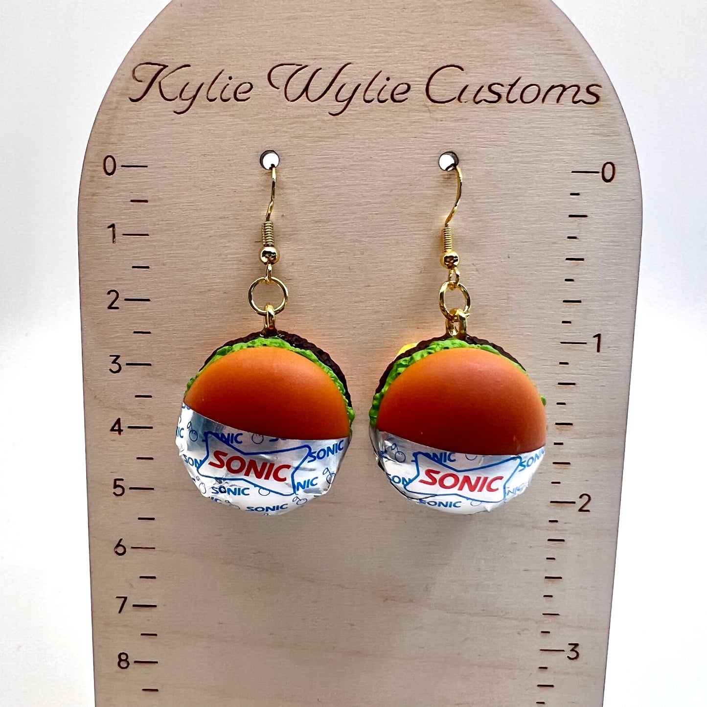Sonic Burger Earrings