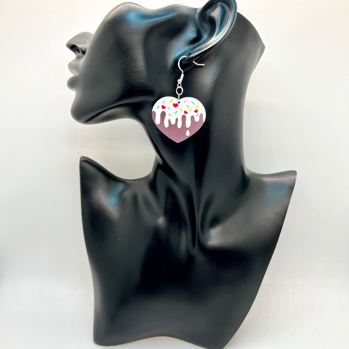 Enid Cupcake Heart Earrings