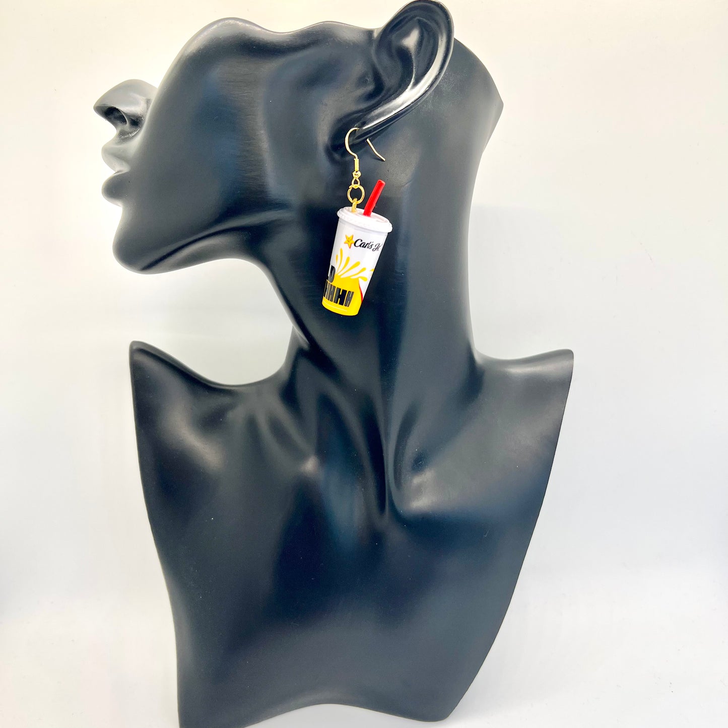 Carls Jr Drink Earrings