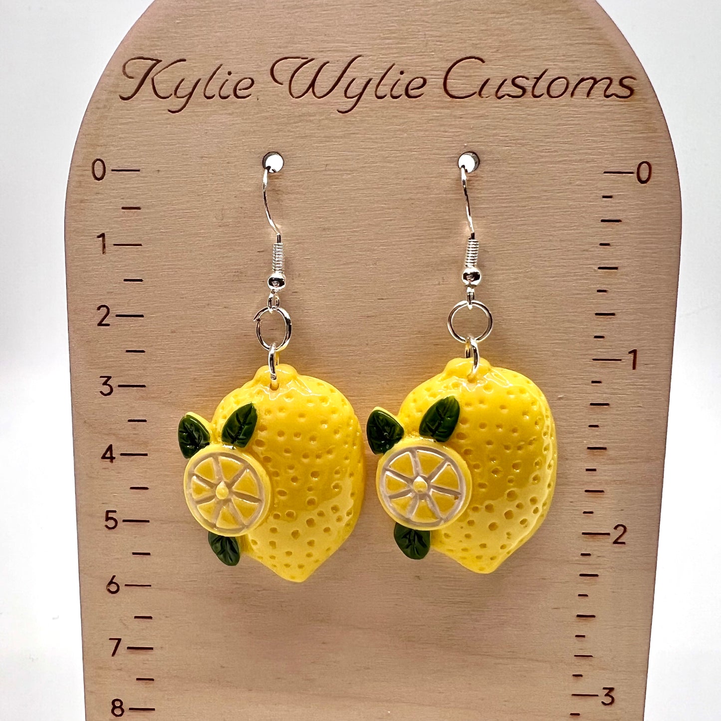 Large Lemon Earrings