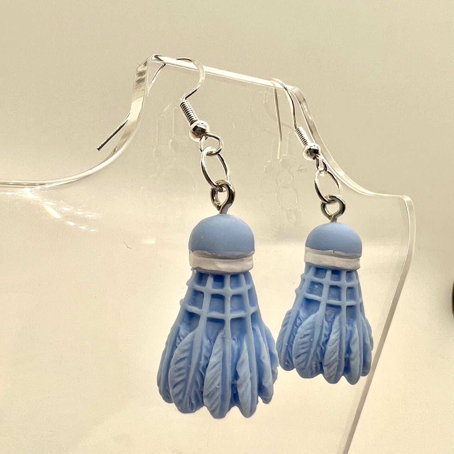 Badminton Birdie Earrings