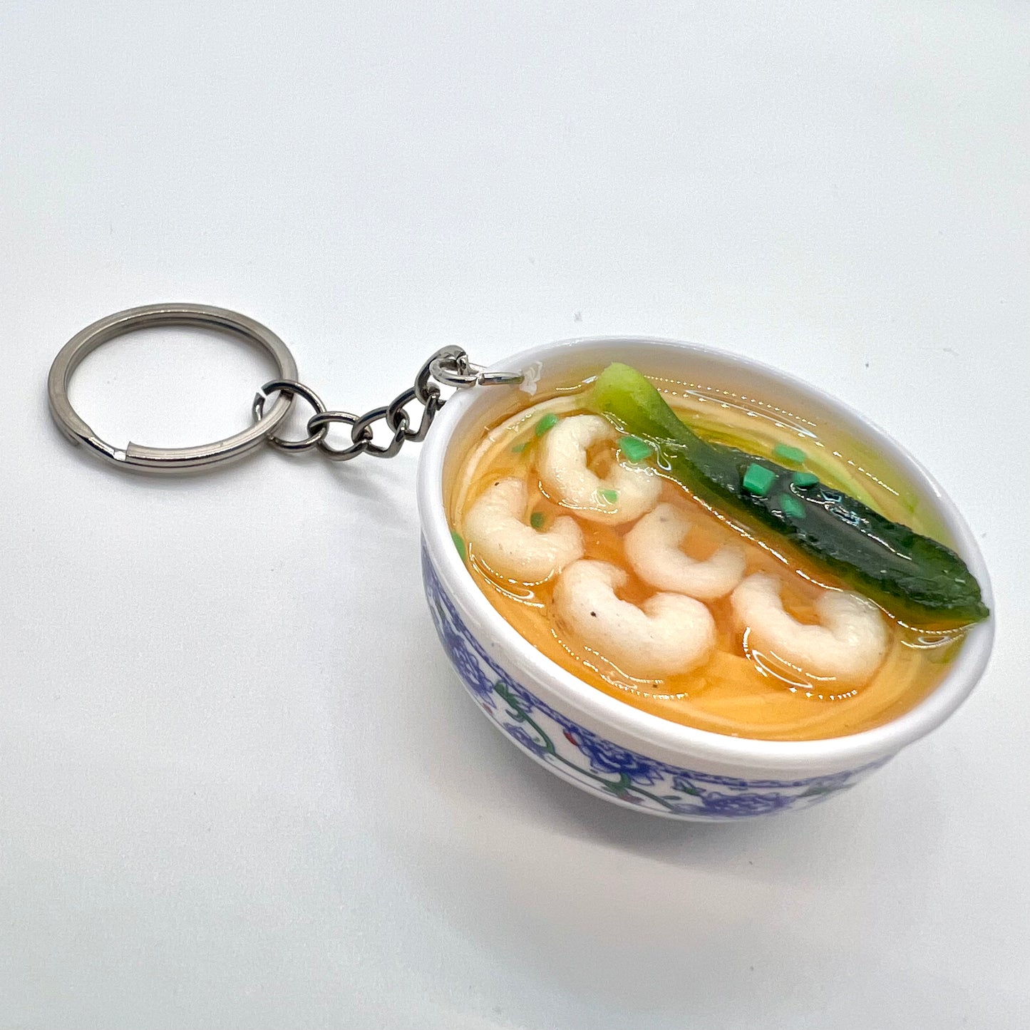 Shrimp Pho Bowl Keychain