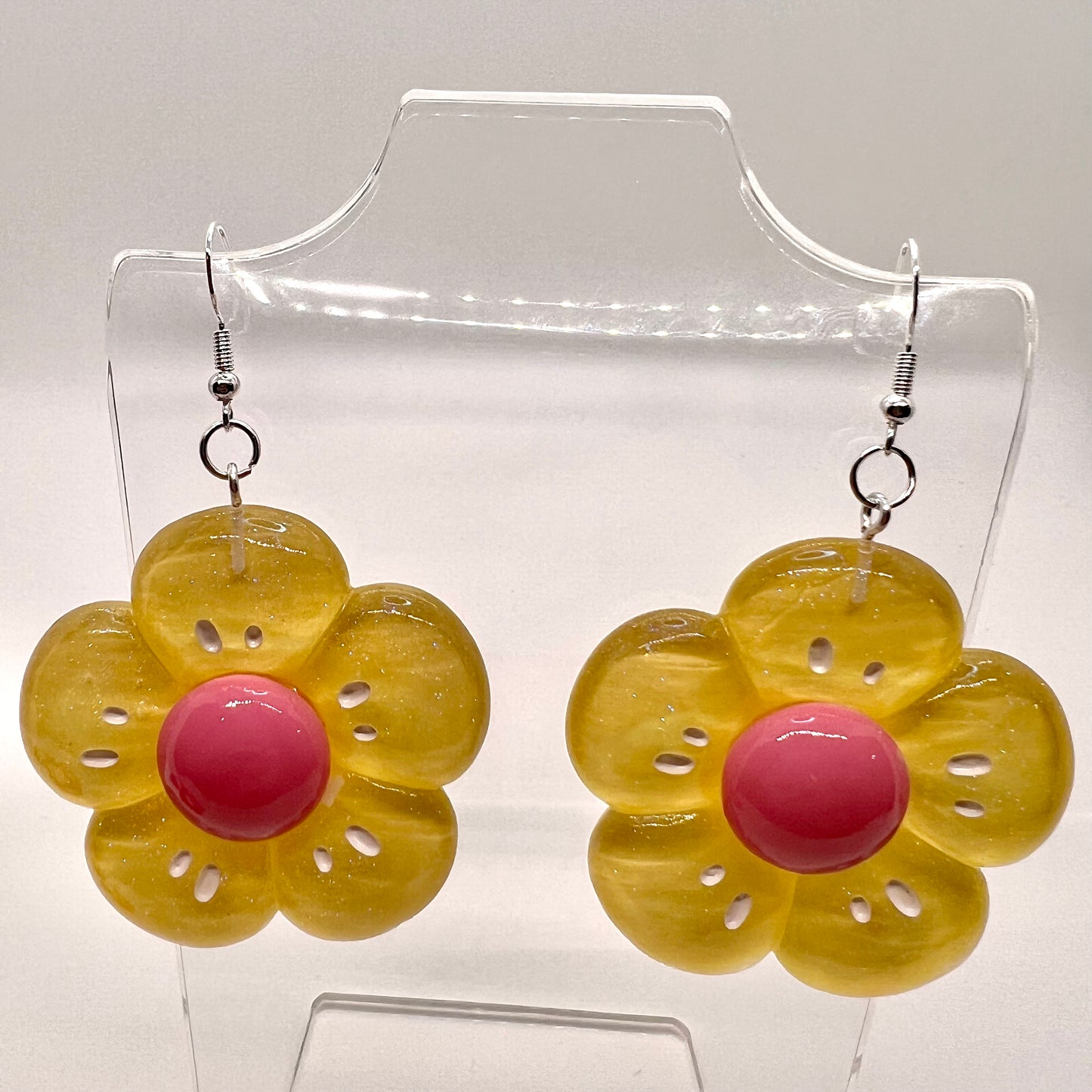 Oversize Flower Earrings
