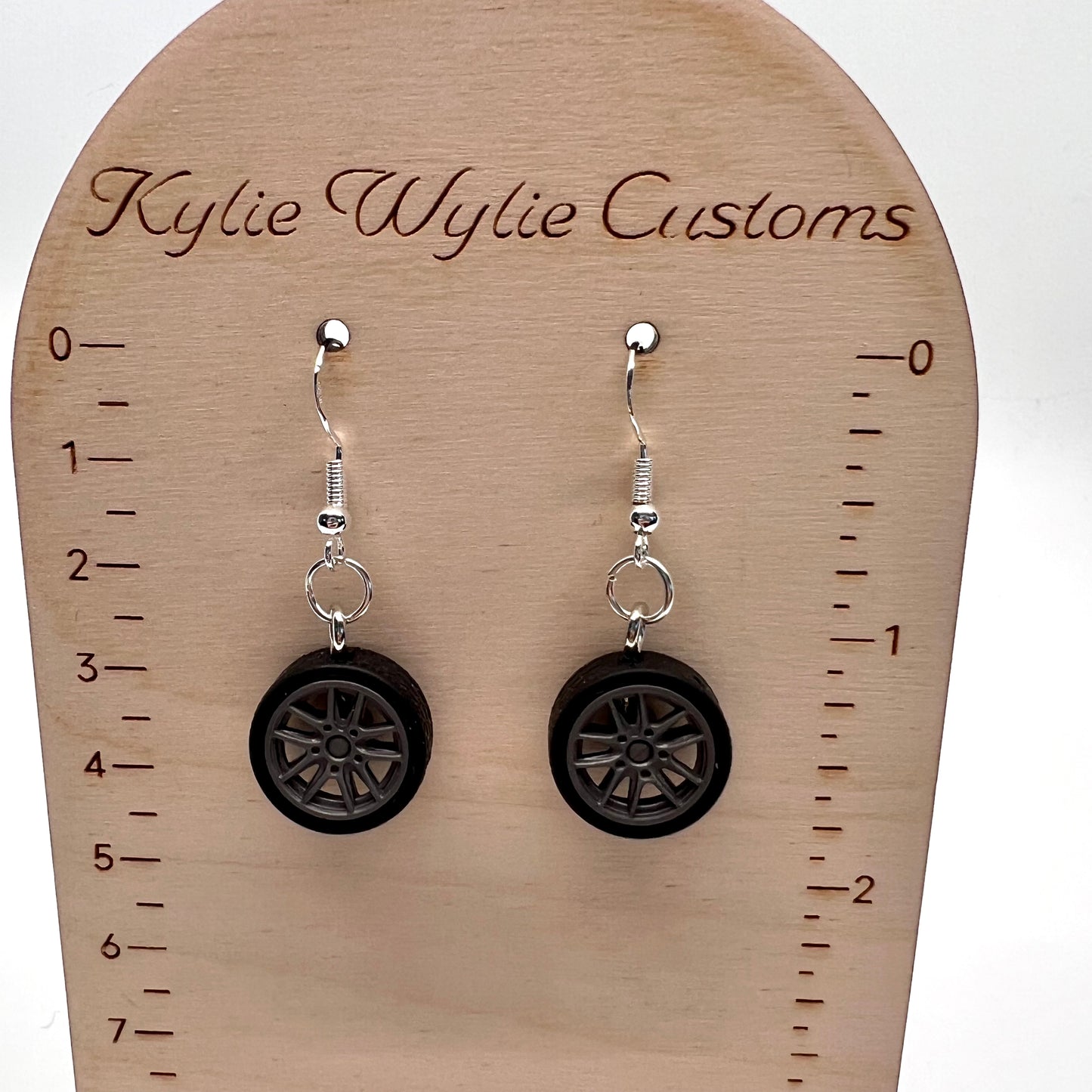 Car Wheel Earrings