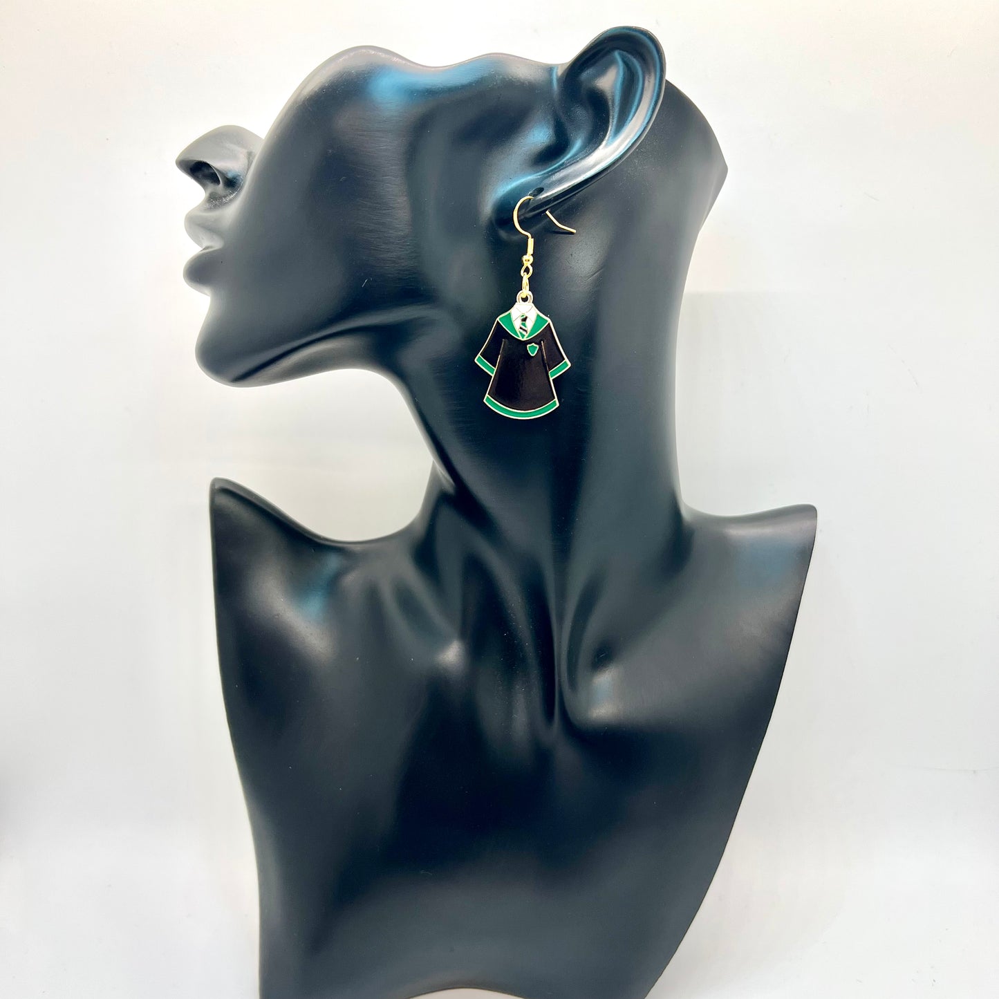 Slytherin Wizard Robe Earrings