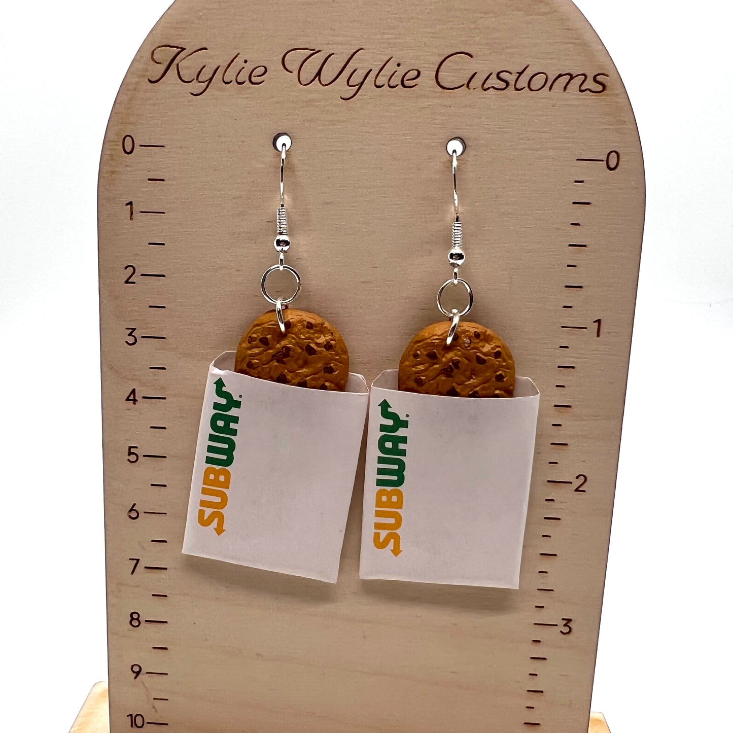Subway Cookie Bag Earrings