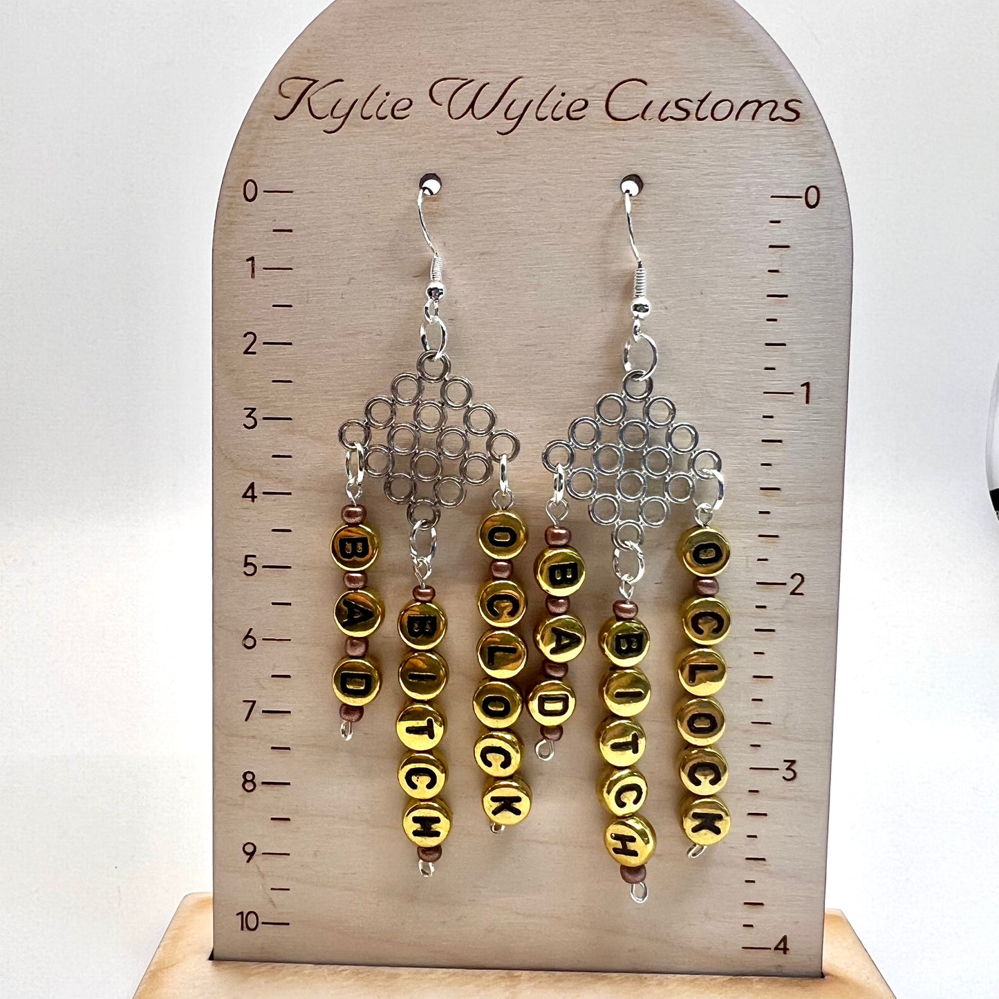 Lizzo “Bad B*tch Oclock” Earrings
