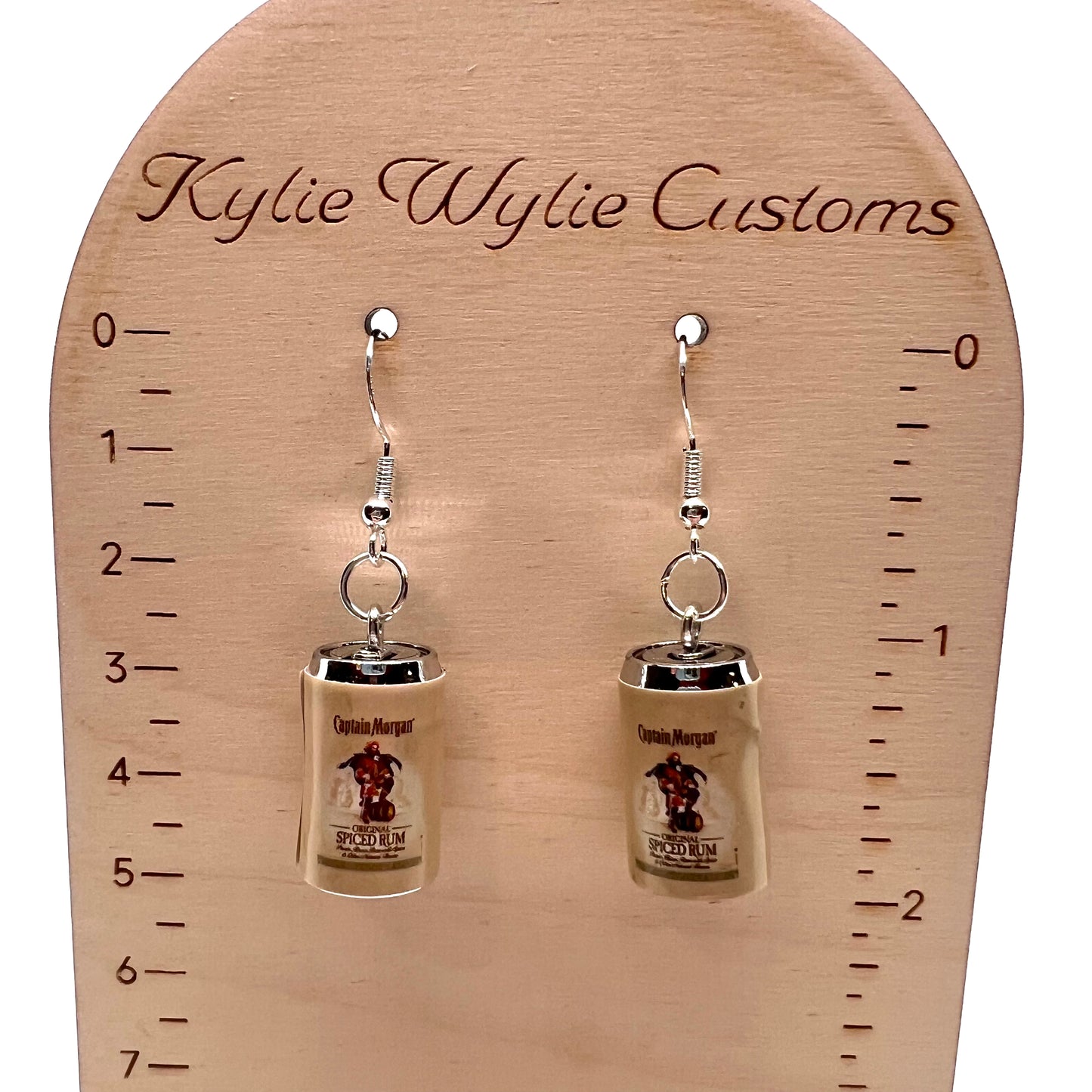Captain Spiced Rum Can Earrings