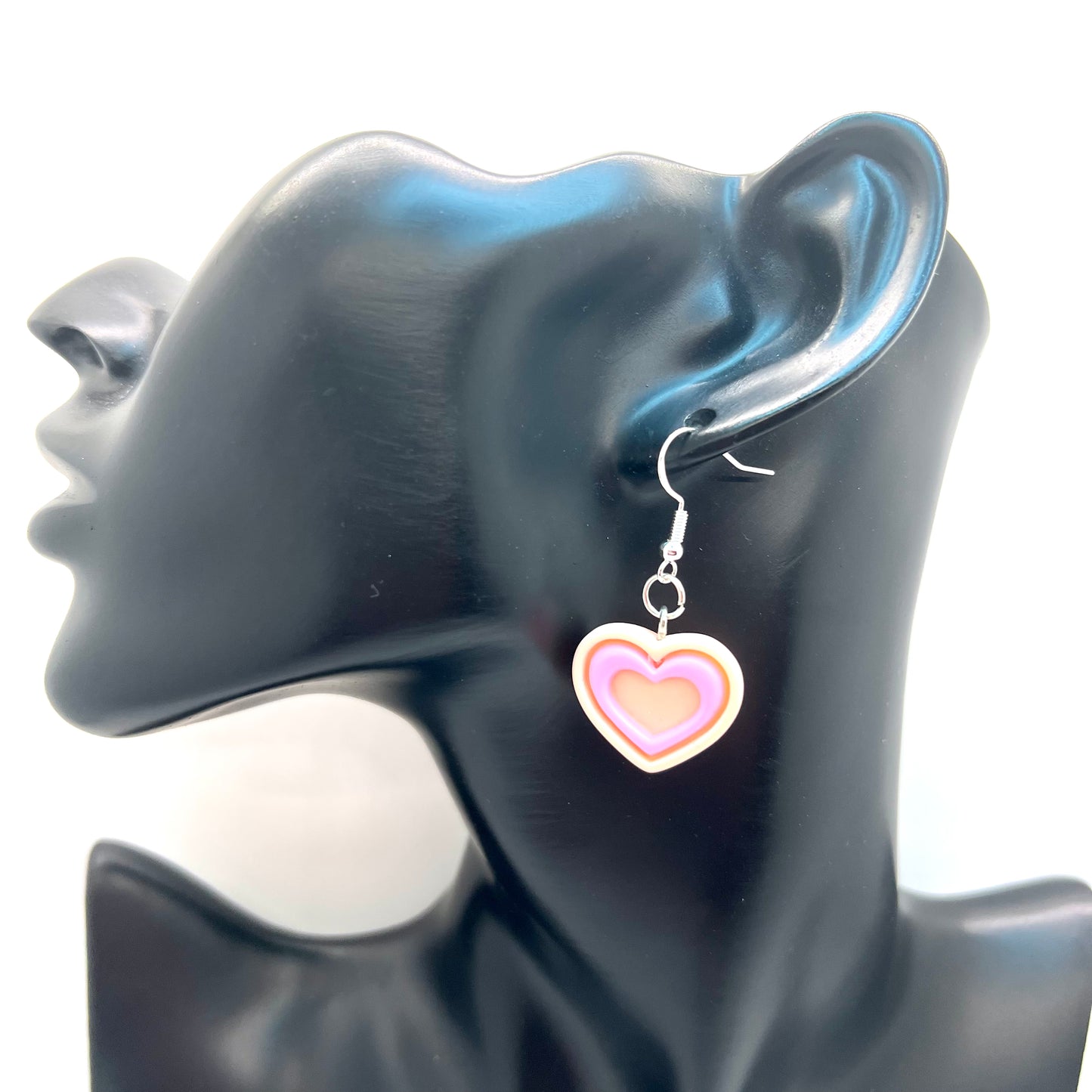 Pastel Heart Earrings