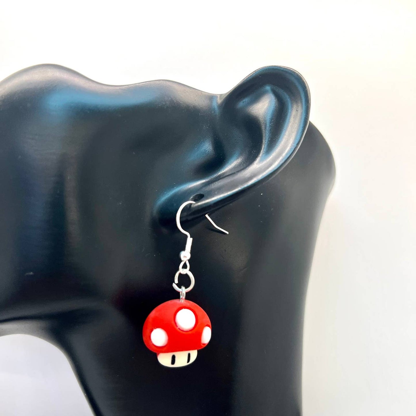 Red Mushroom Earrings