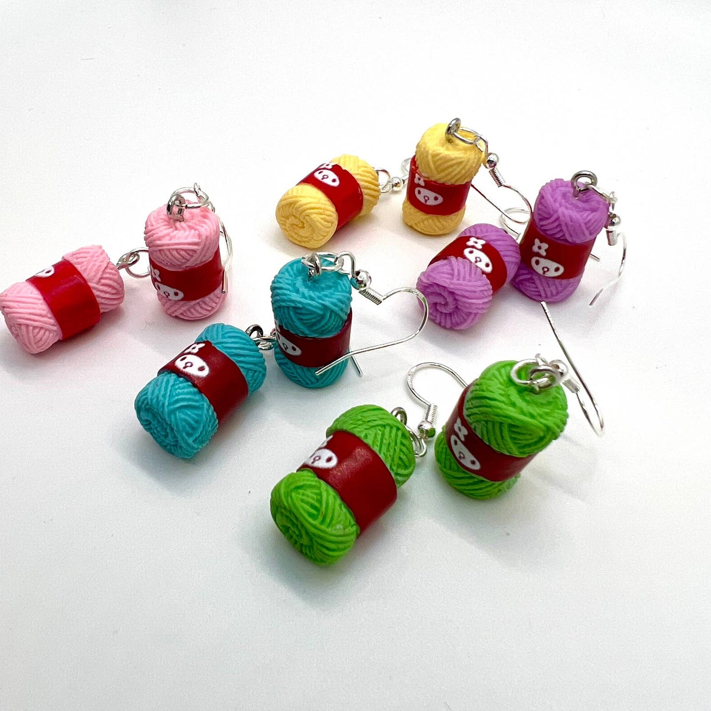 Balls of Yarn Earrings
