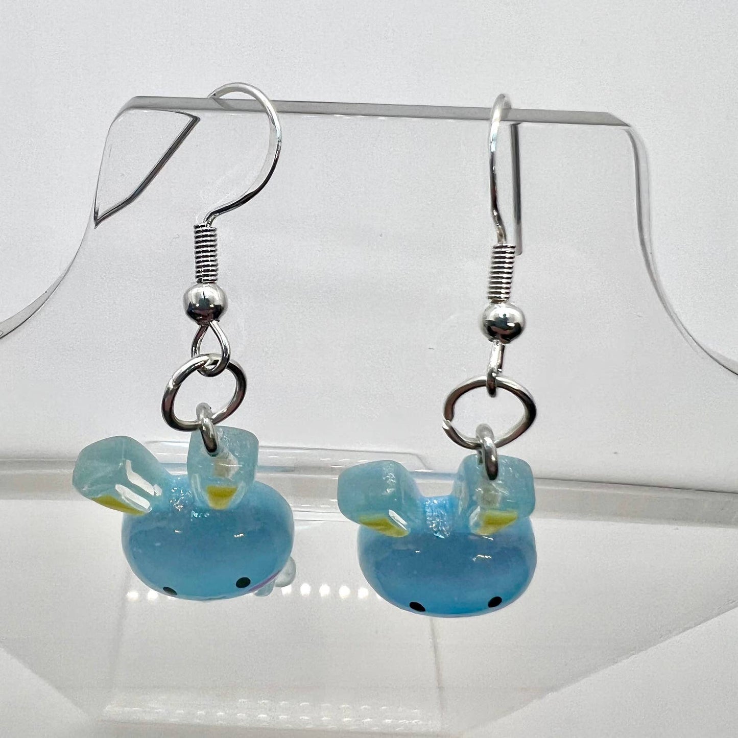 Blue Bunny Earrings