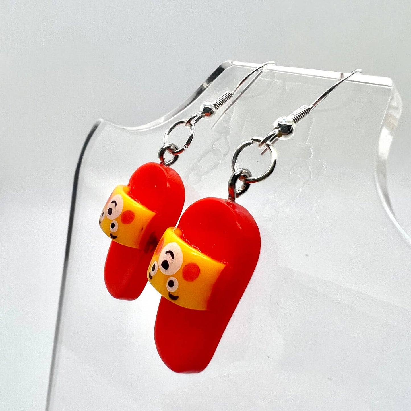 Red Slide Shoe Earrings