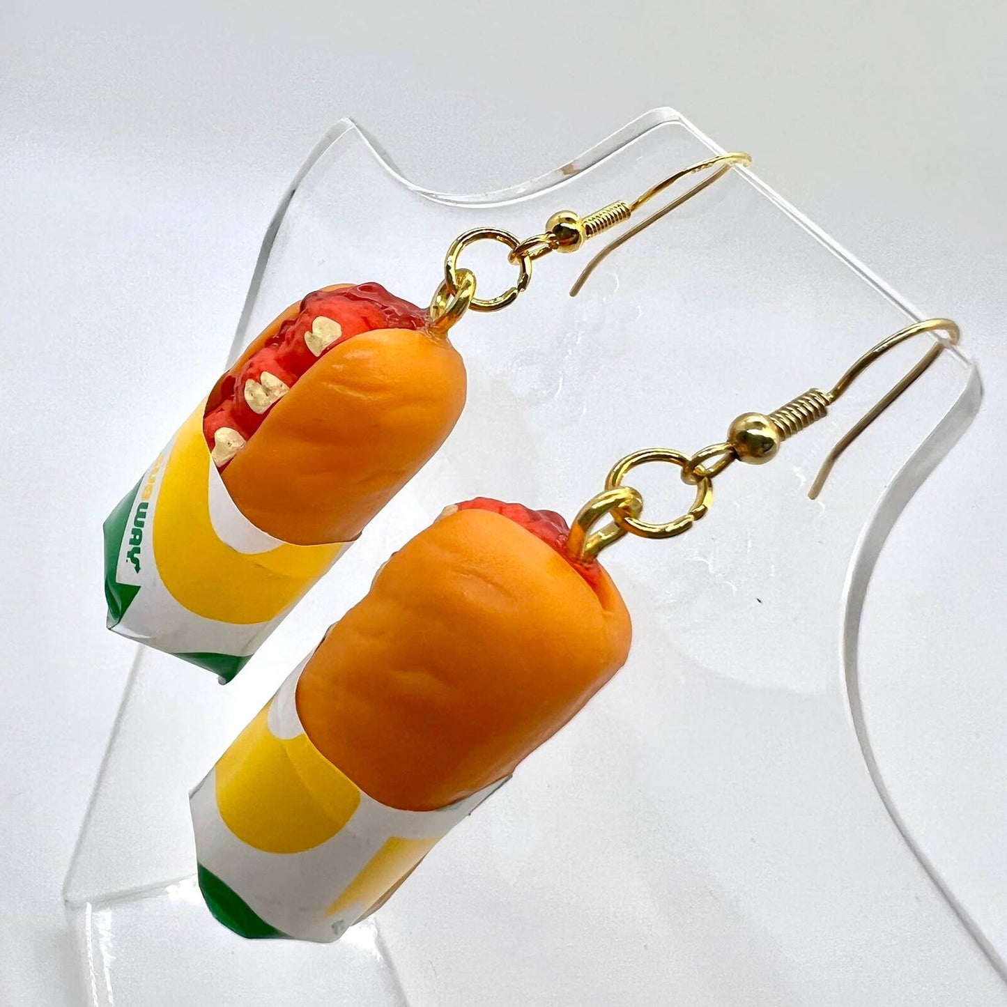 Subway Meatball Sub Earrings