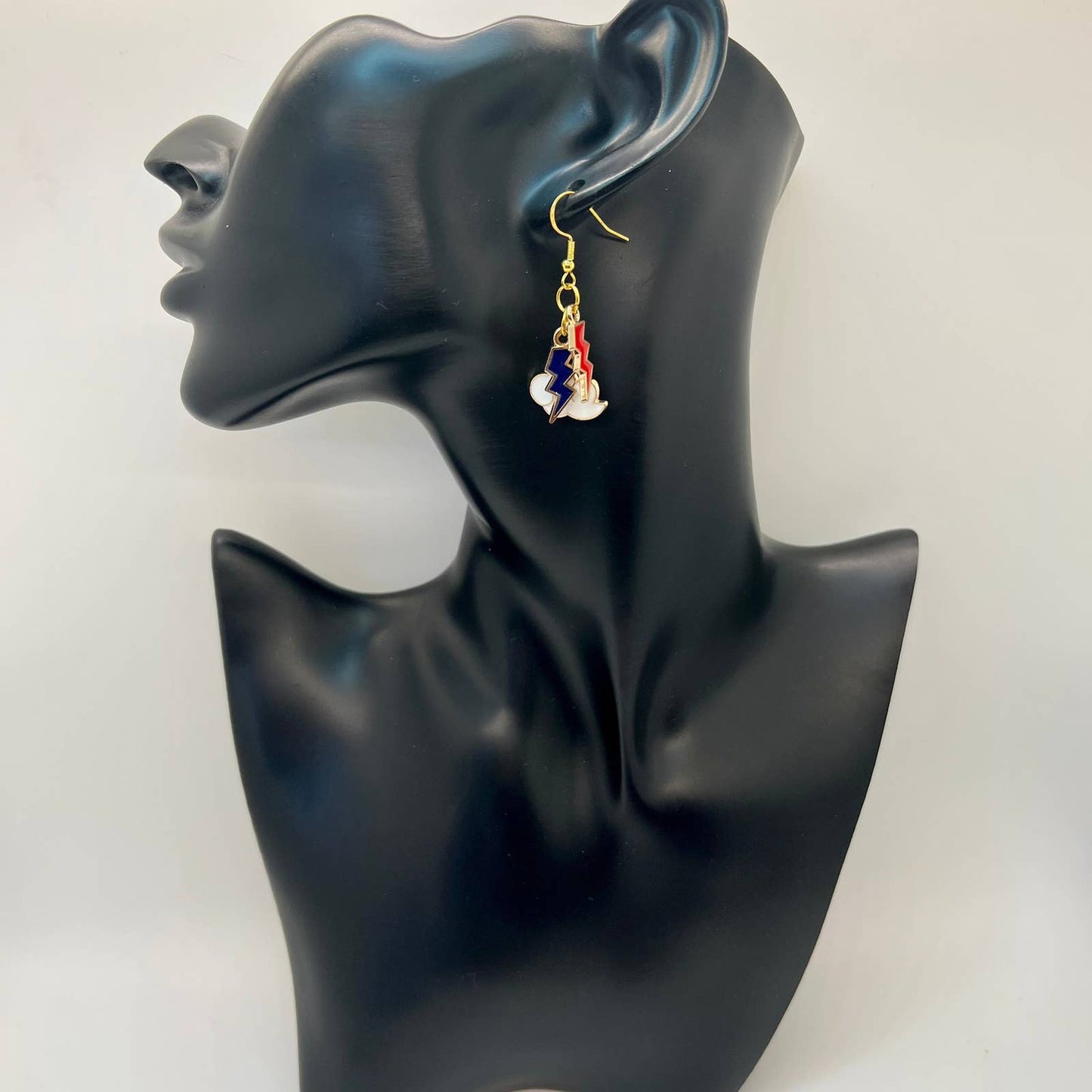 Naruto Cloud & Lightning Earrings