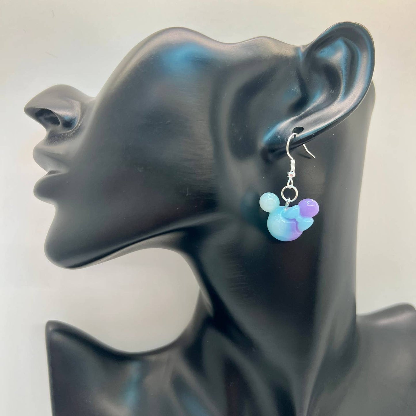 Minnie Mouse Tye Dye Earrings