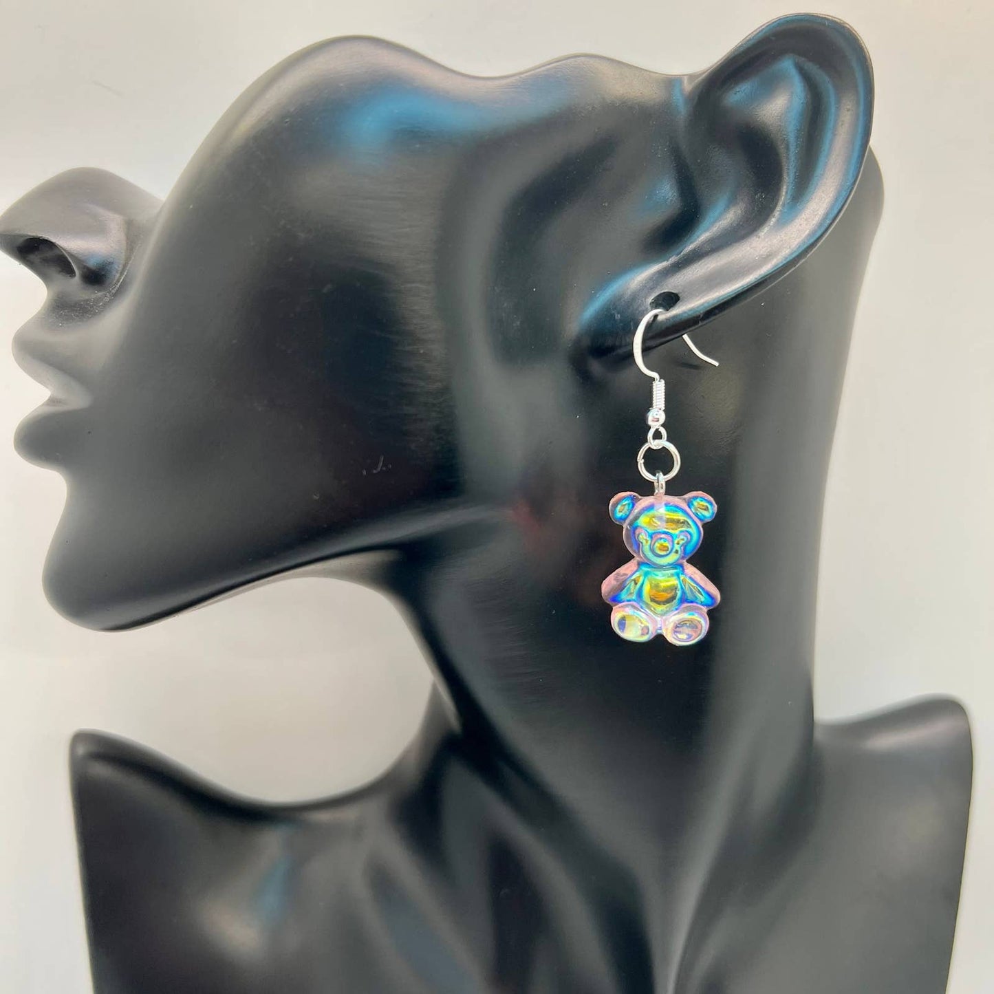 Metallic Gummy Bear Earrings