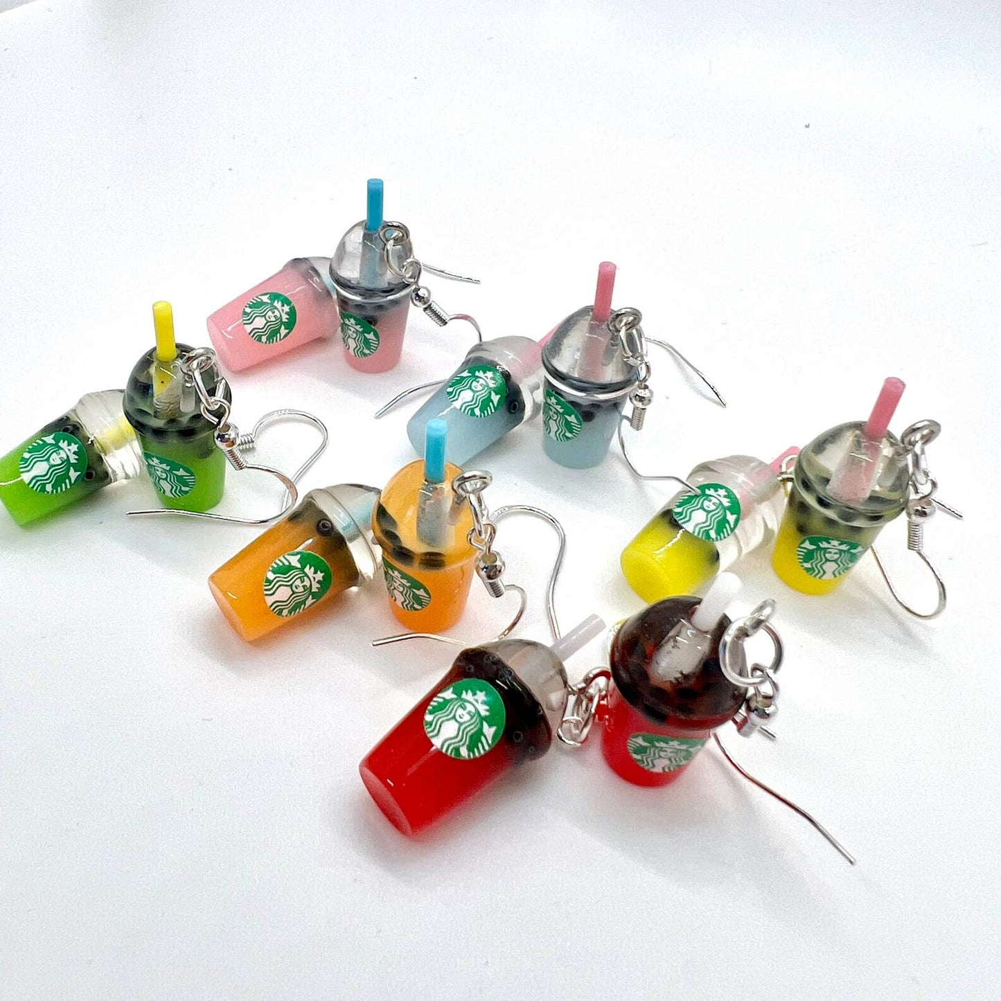 Starbucks Boba Beads Earrings