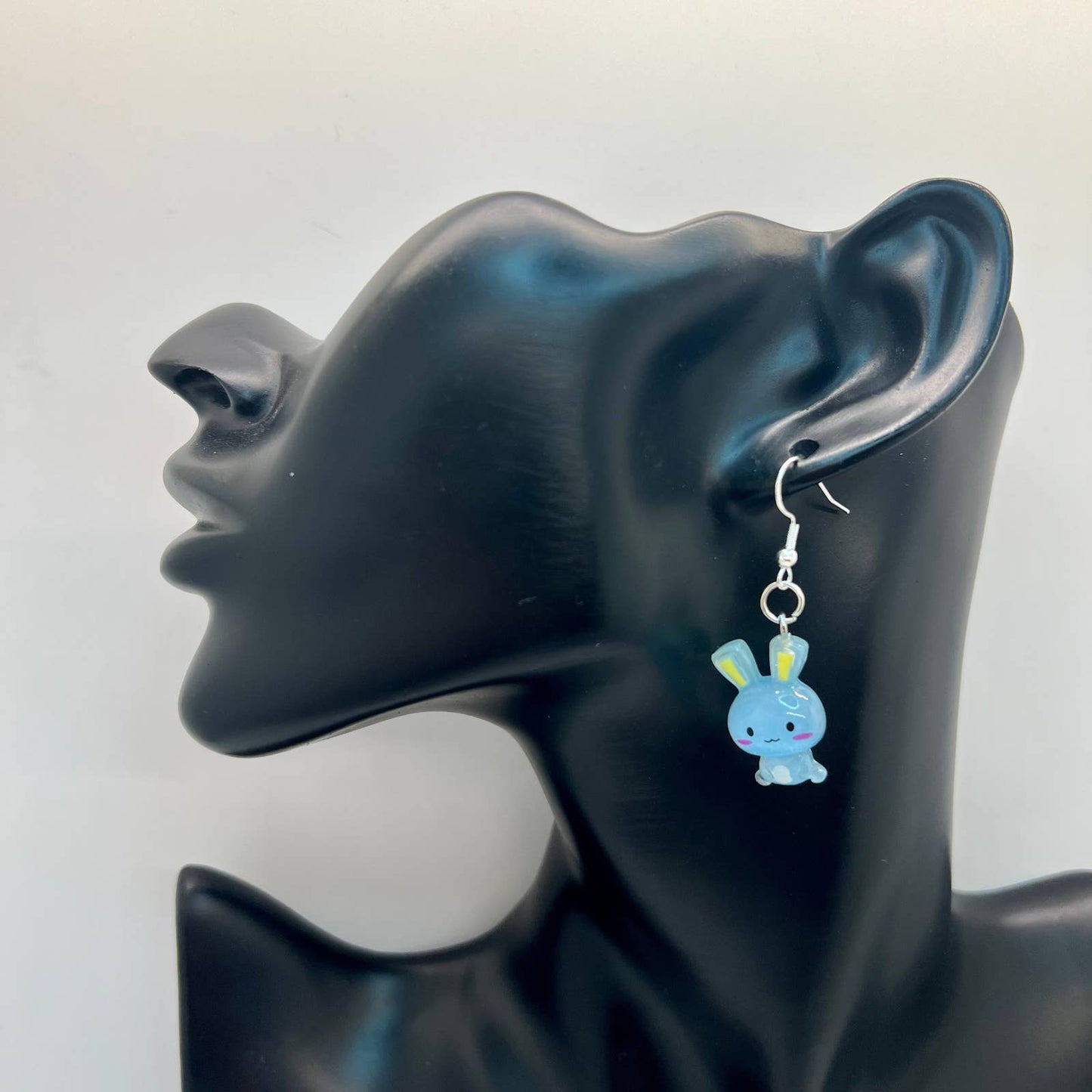 Blue Bunny Earrings
