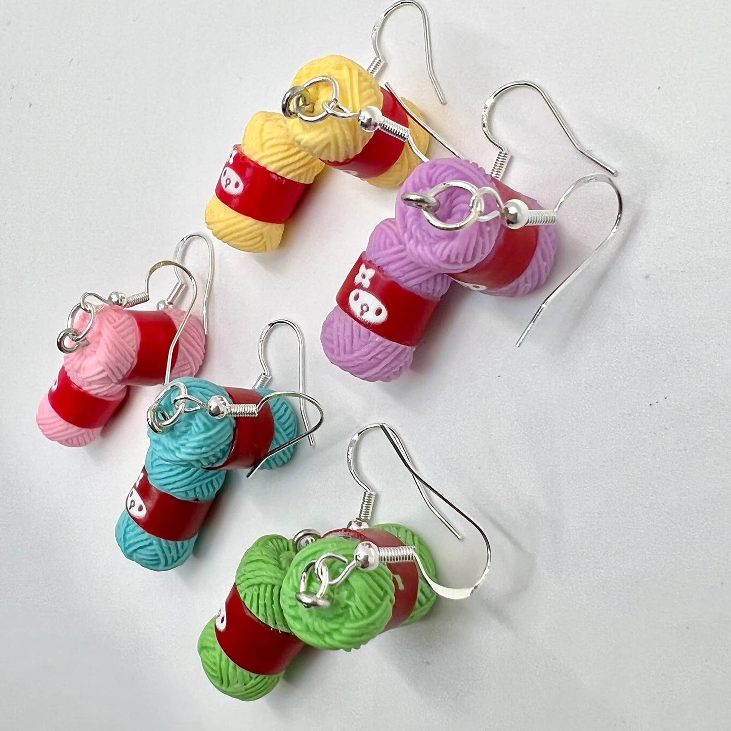 Balls of Yarn Earrings