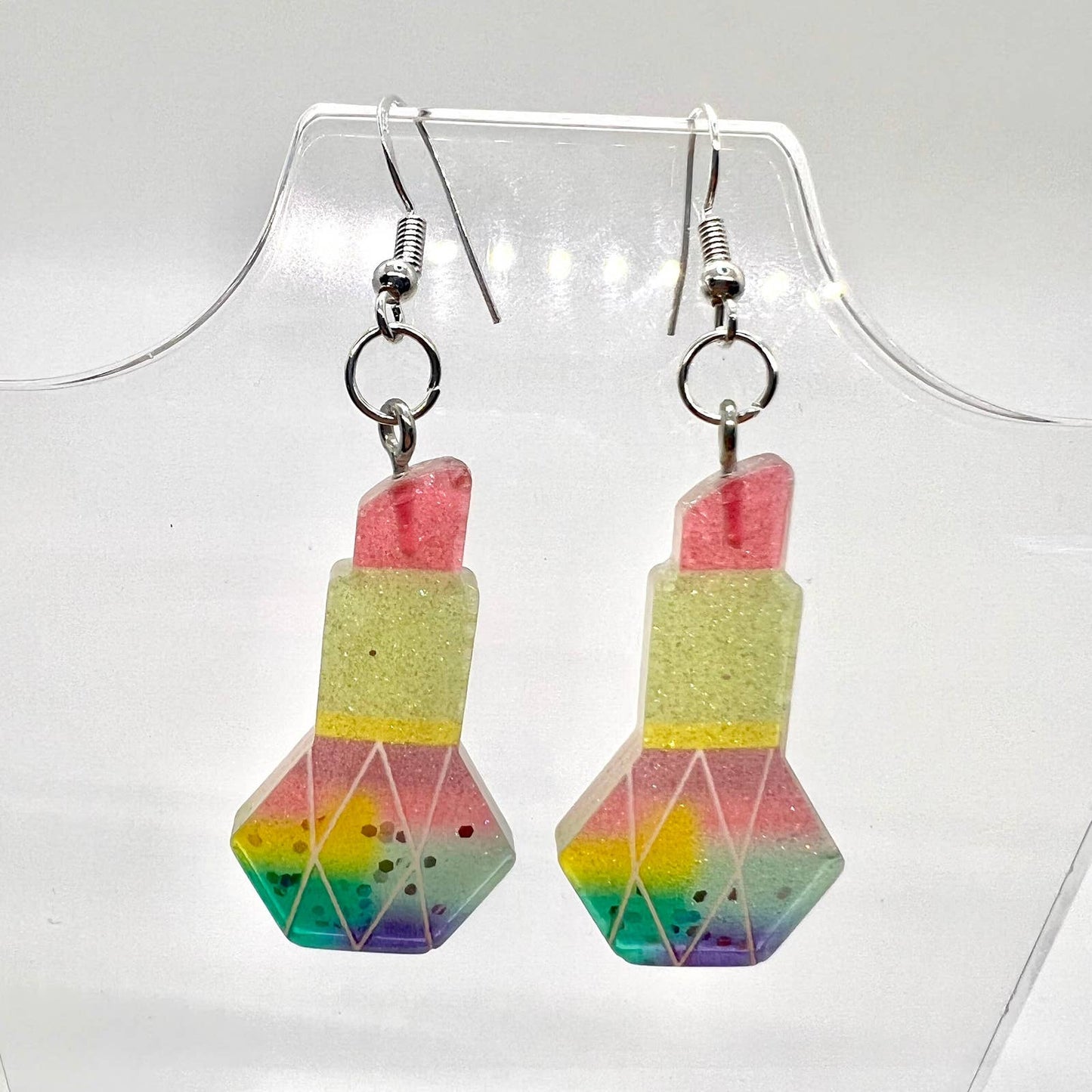 Lipstick Earrings