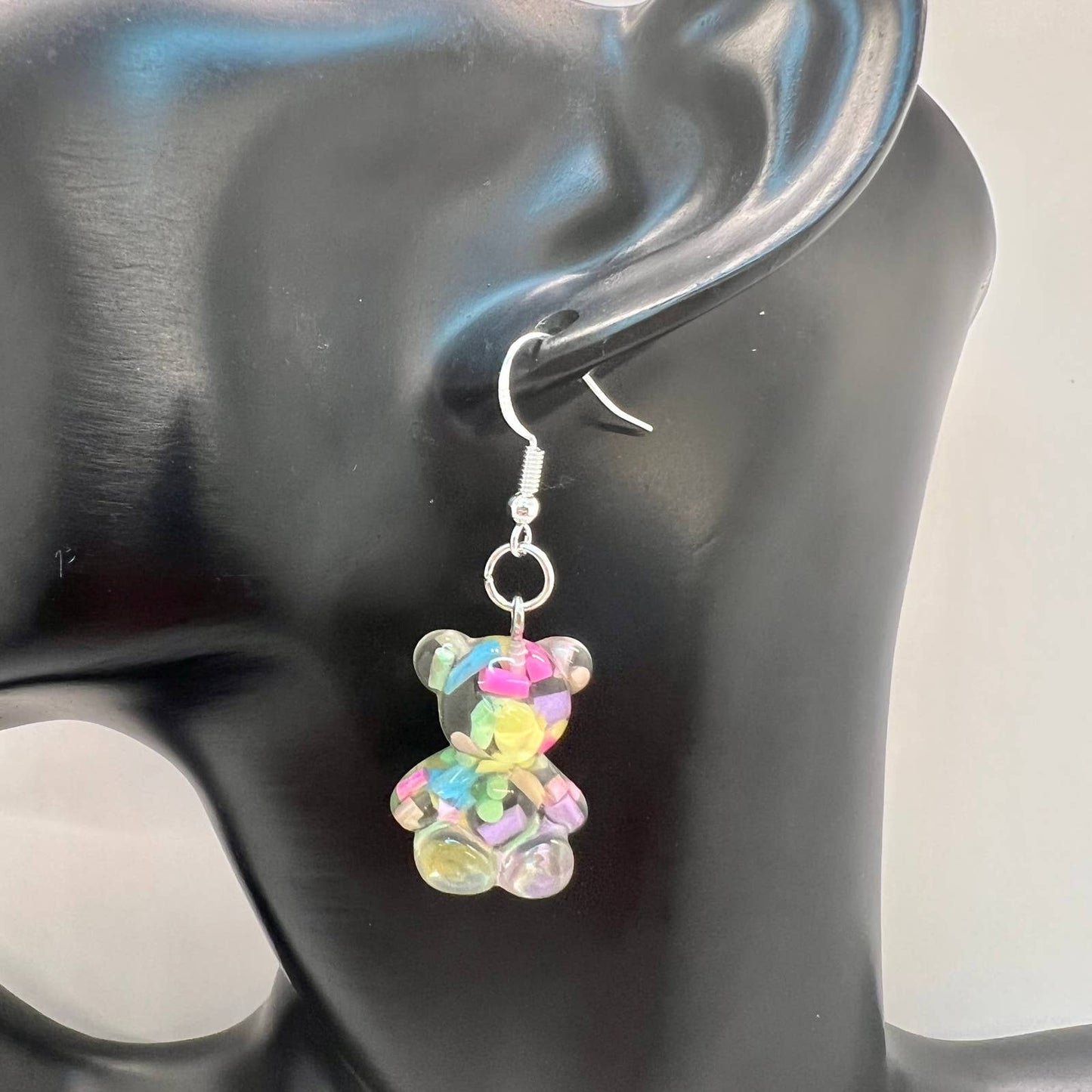 Sprinkle Gummy Bear Earrings