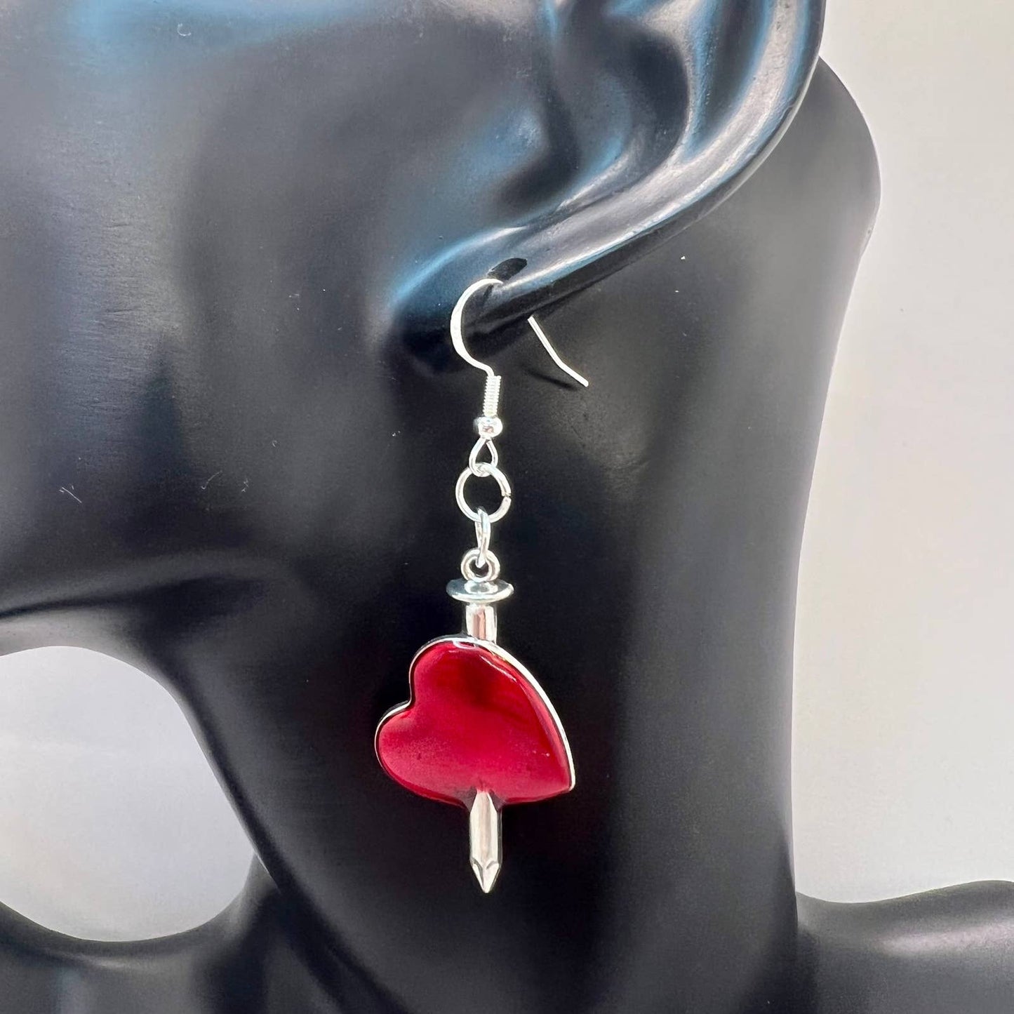 Heart & Dagger Earrings