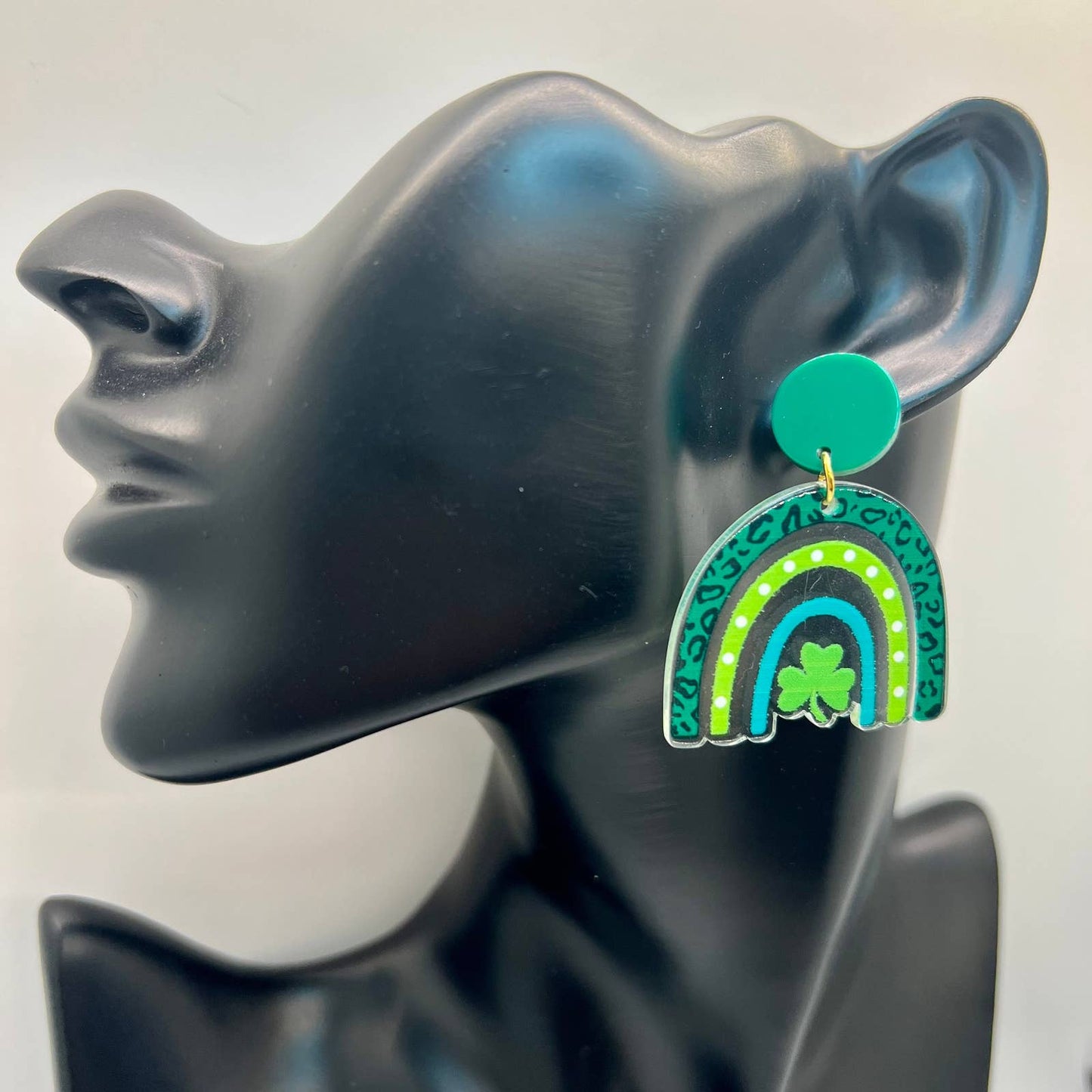 Shamrock Rainbow Earrings