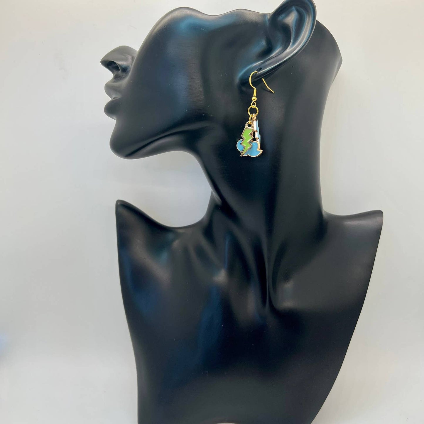 Naruto Cloud & Lightning Earrings