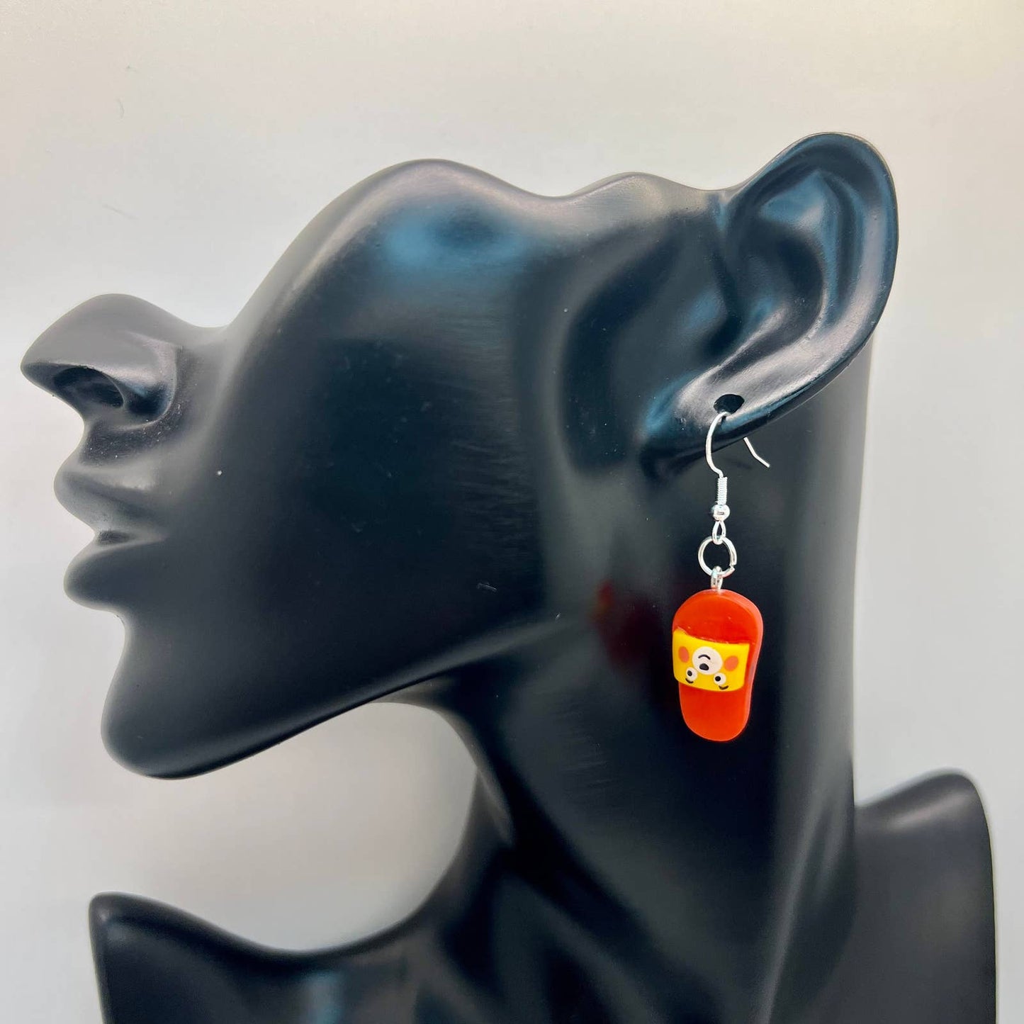 Red Slide Shoe Earrings