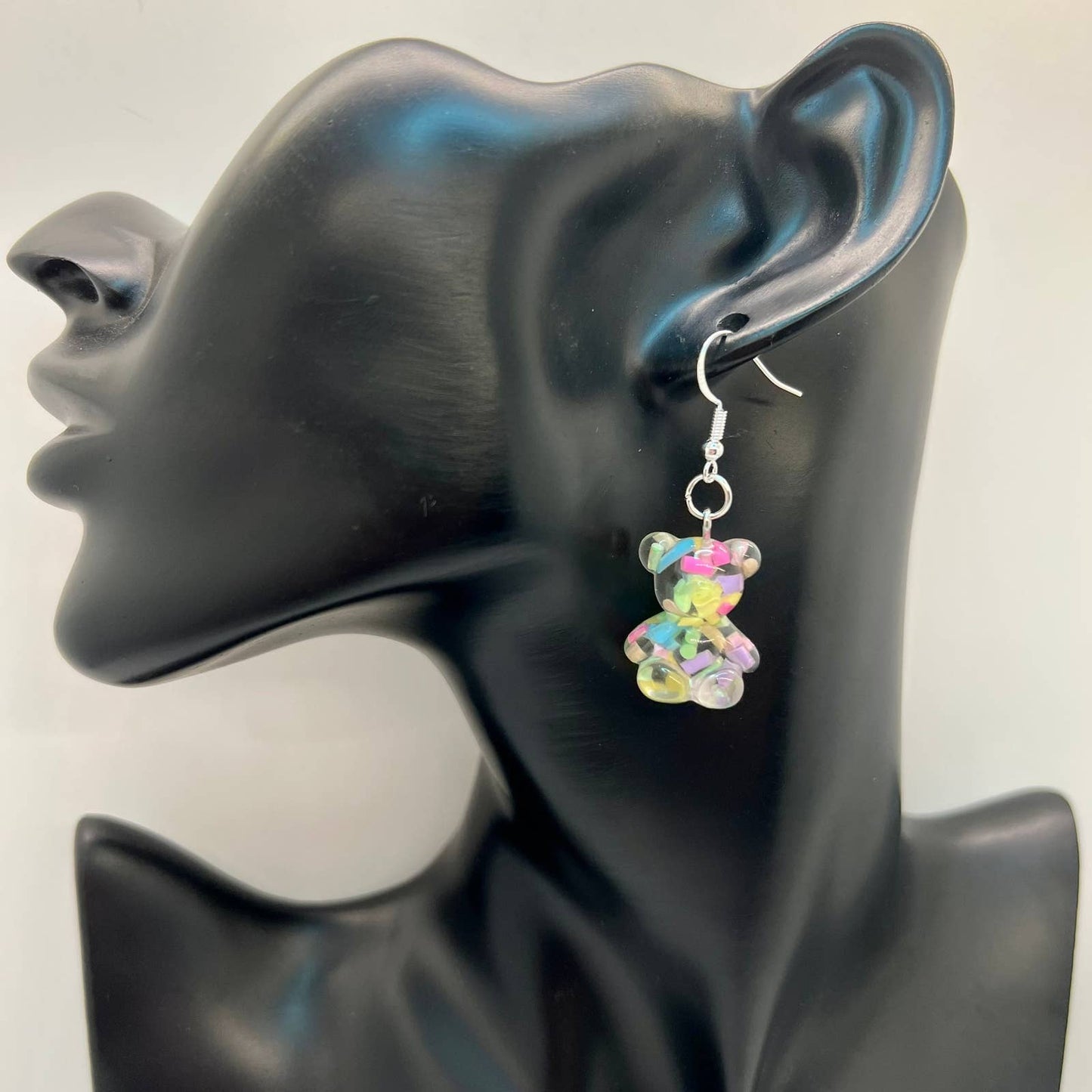 Sprinkle Gummy Bear Earrings