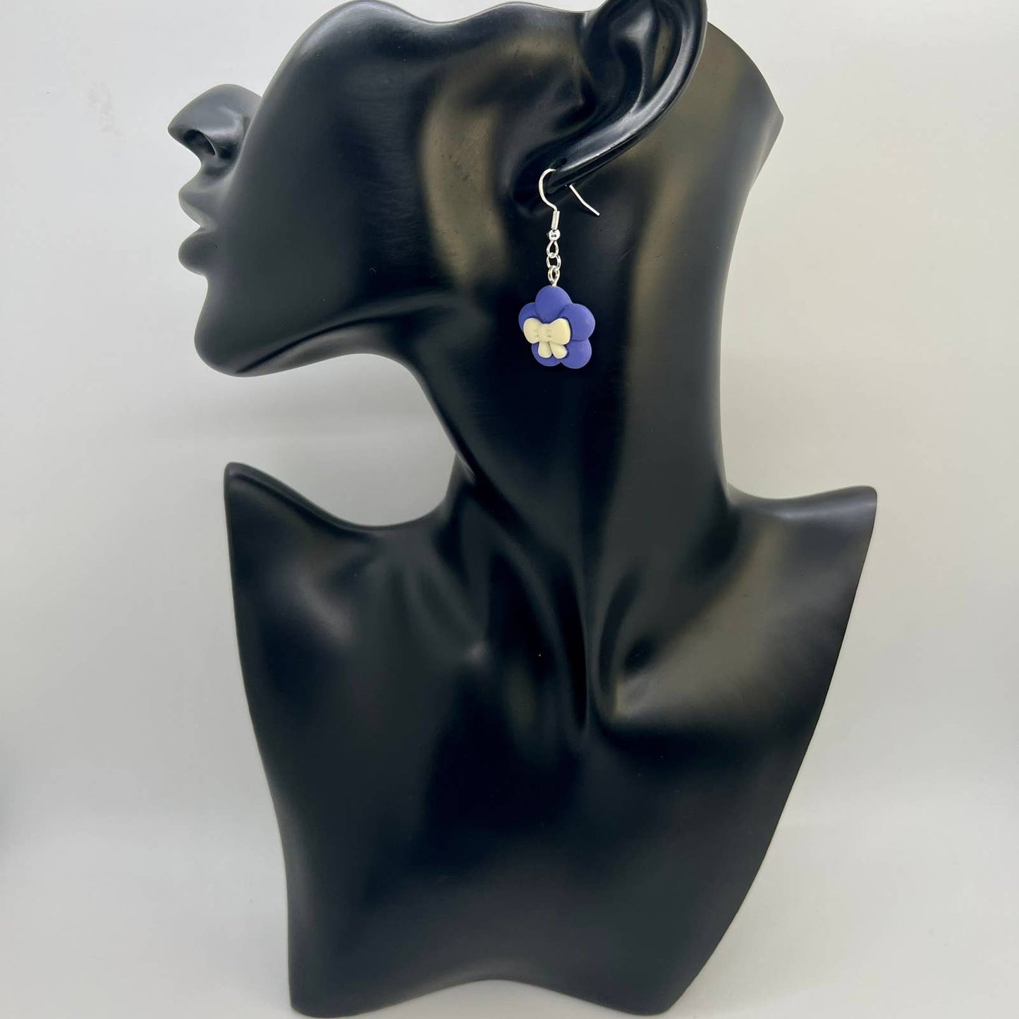 Ribbon & Flower Earrings