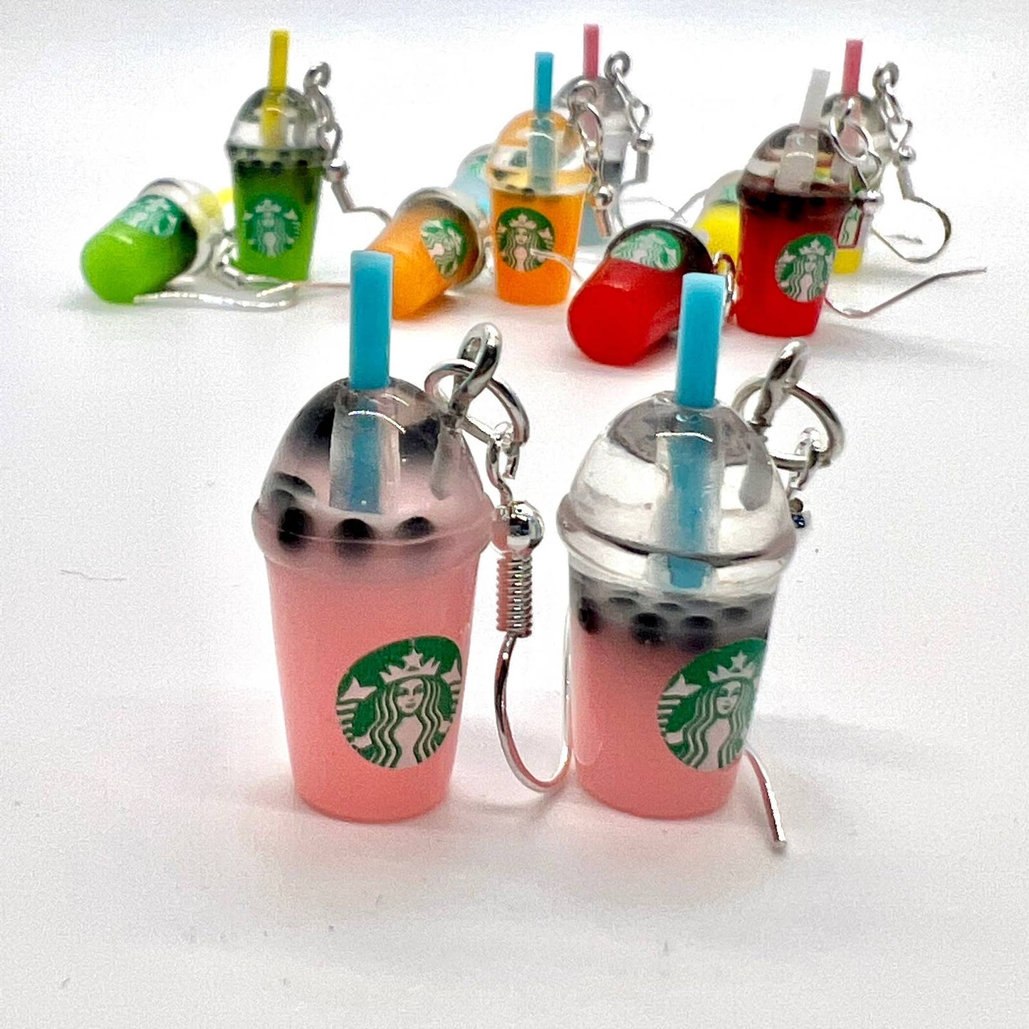 Starbucks Boba Beads Earrings