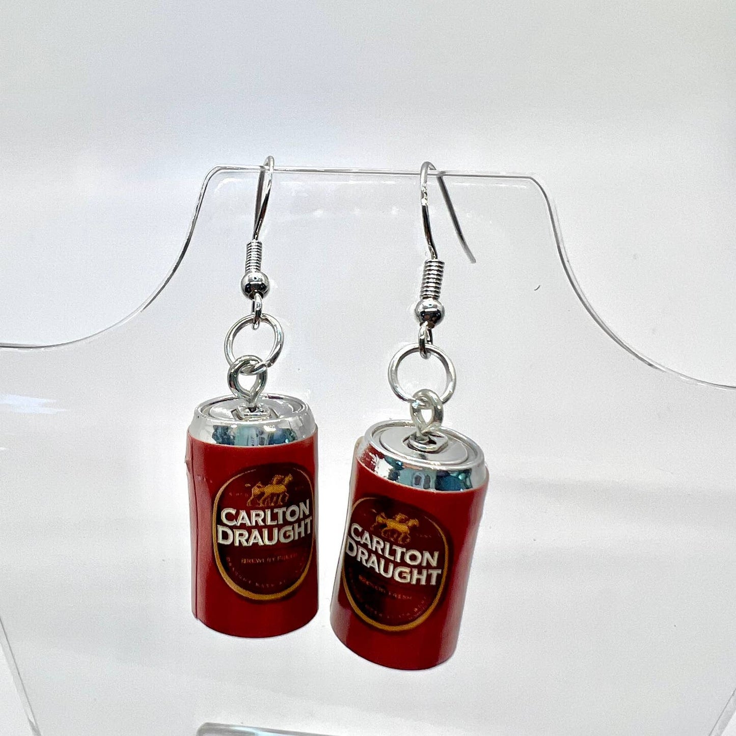 Carlton Brewery Beer Earrings