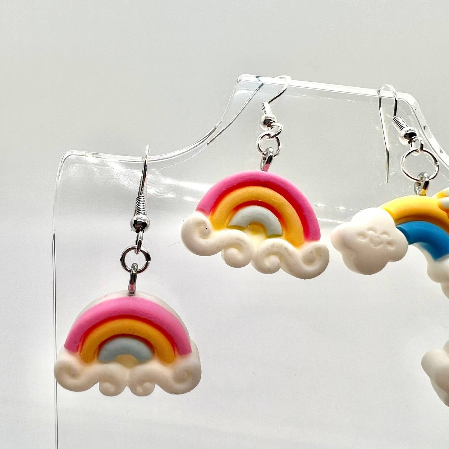 Rainbow & Cloud Earrings