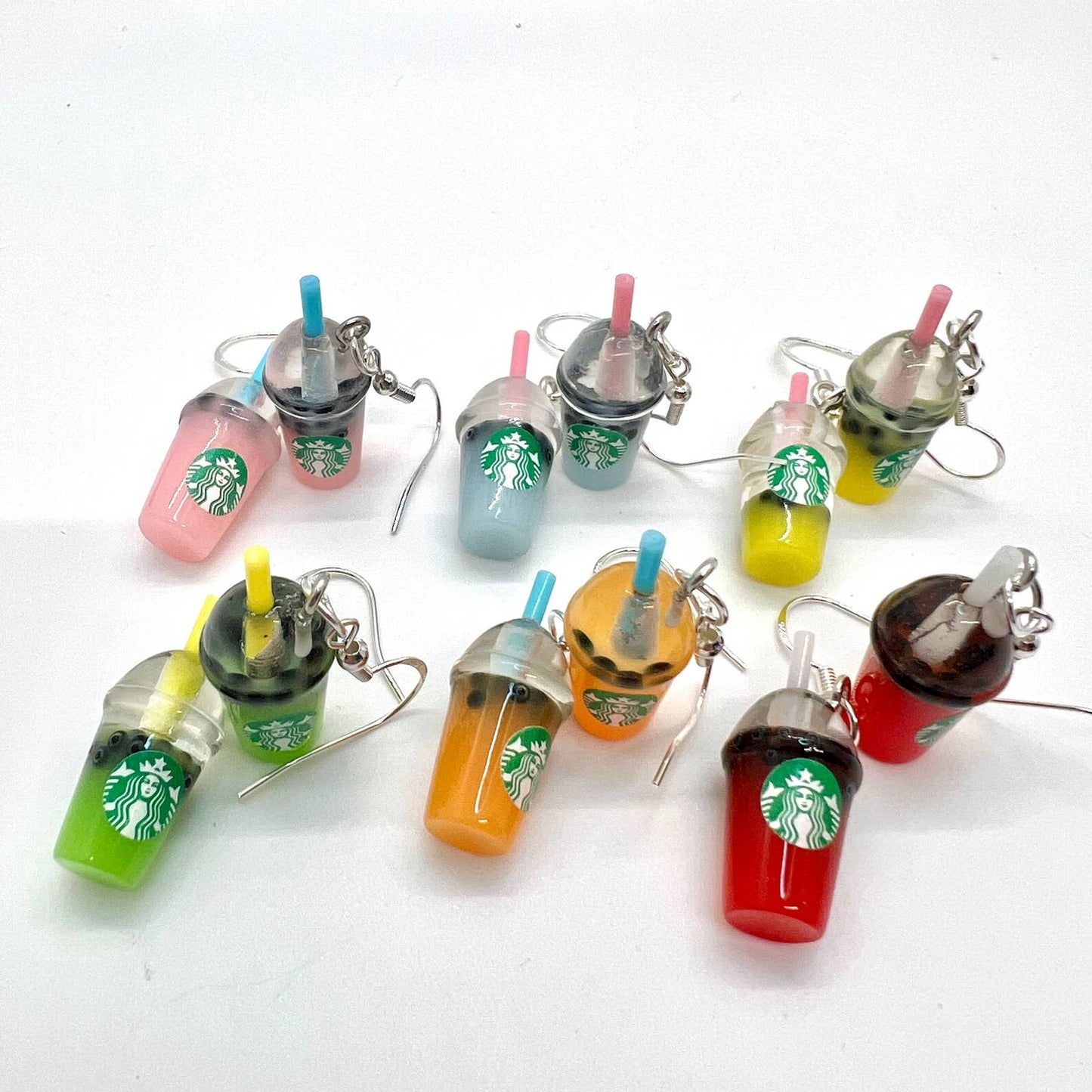 Starbucks Boba Beads Earrings