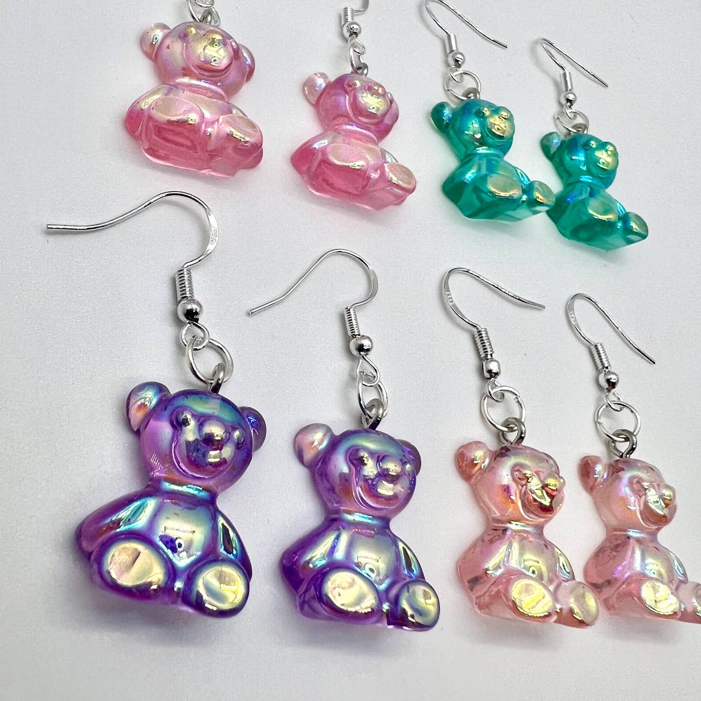 Metallic Gummy Bear Earrings