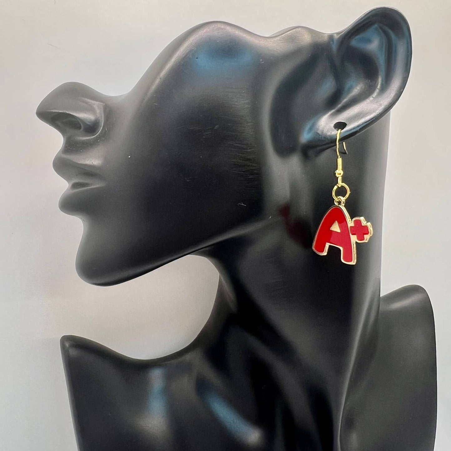 Red School Teacher Earrings