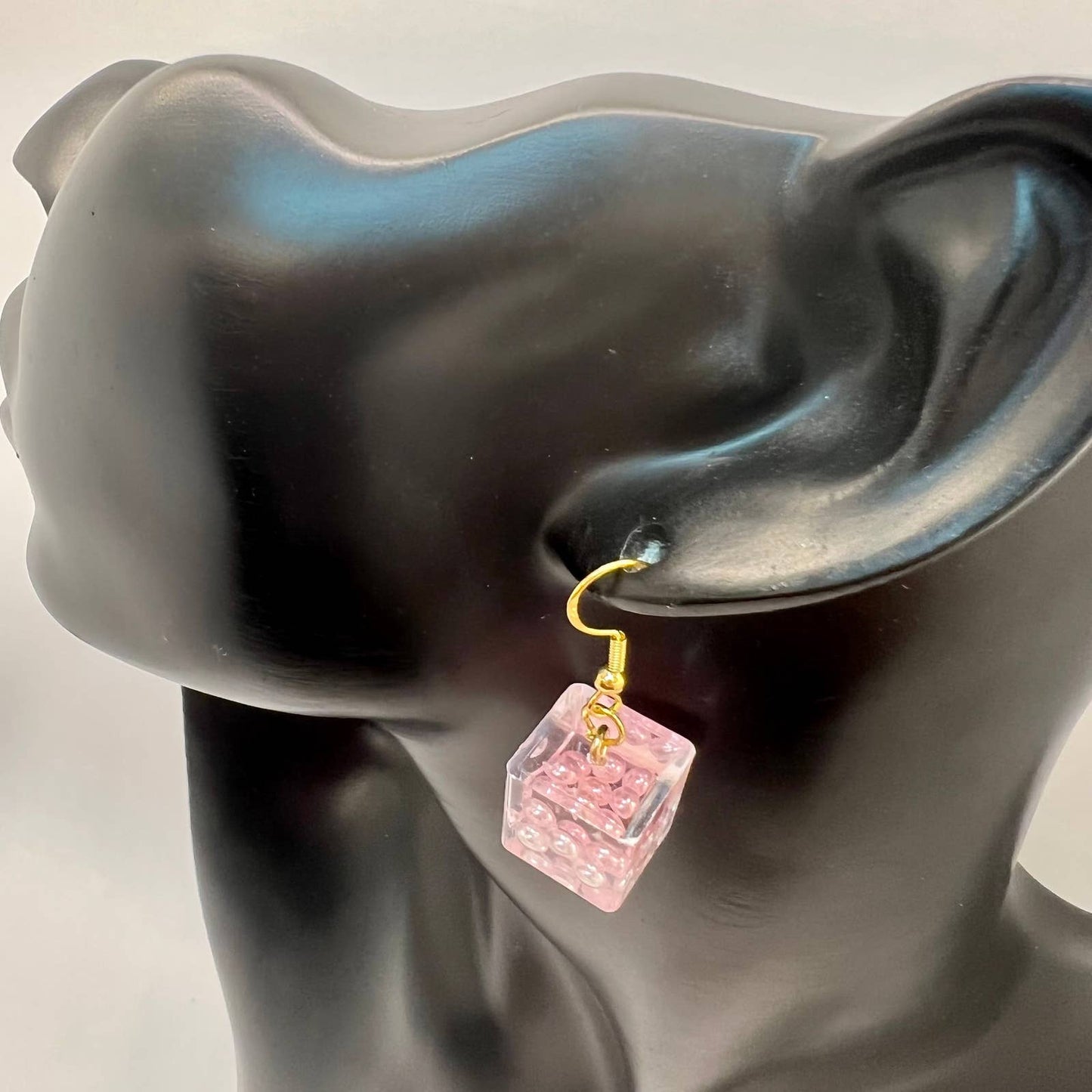 Pearl Ice Cube Earrings