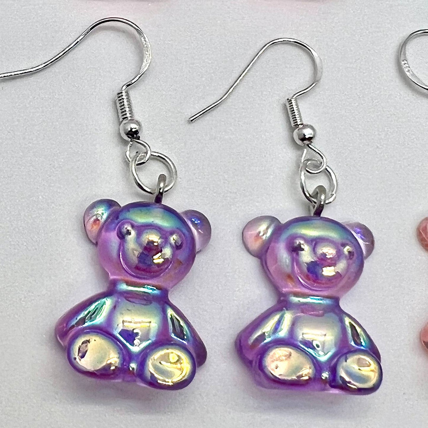 Metallic Gummy Bear Earrings