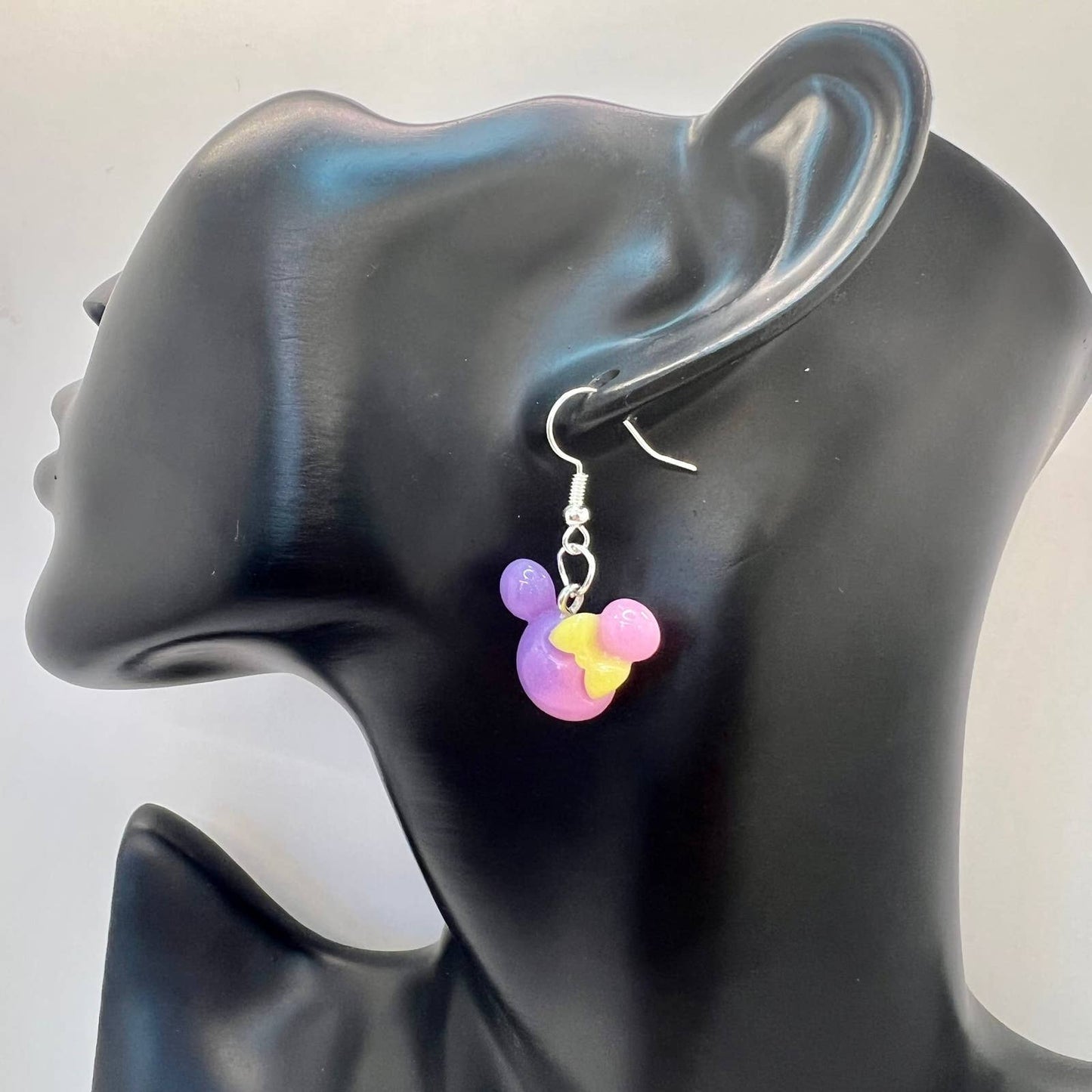 Minnie Mouse Tye Dye Earrings