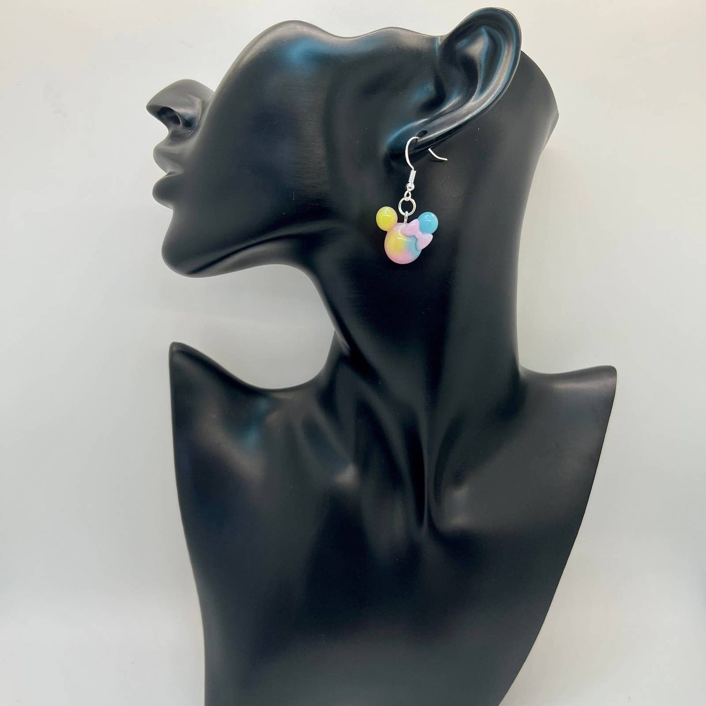 Minnie Mouse Tye Dye Earrings