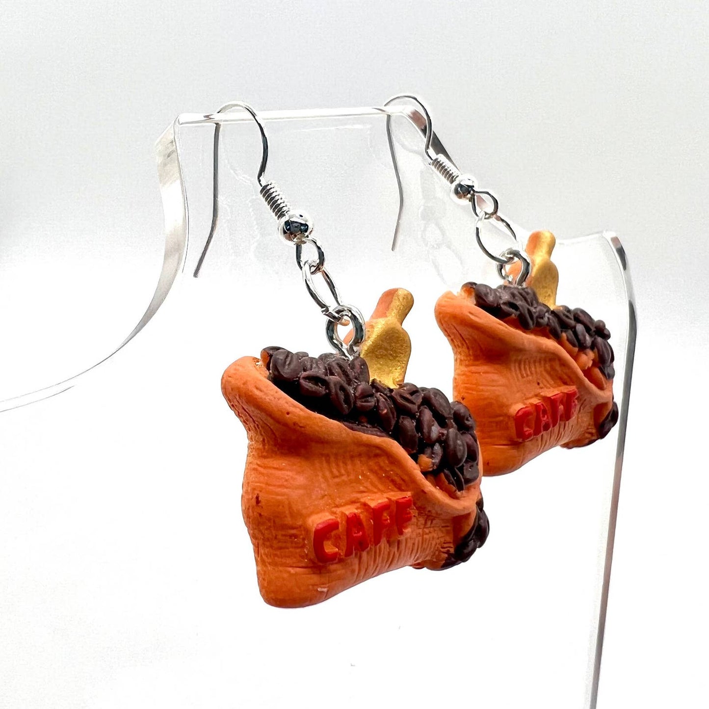 Coffee Bean Earrings