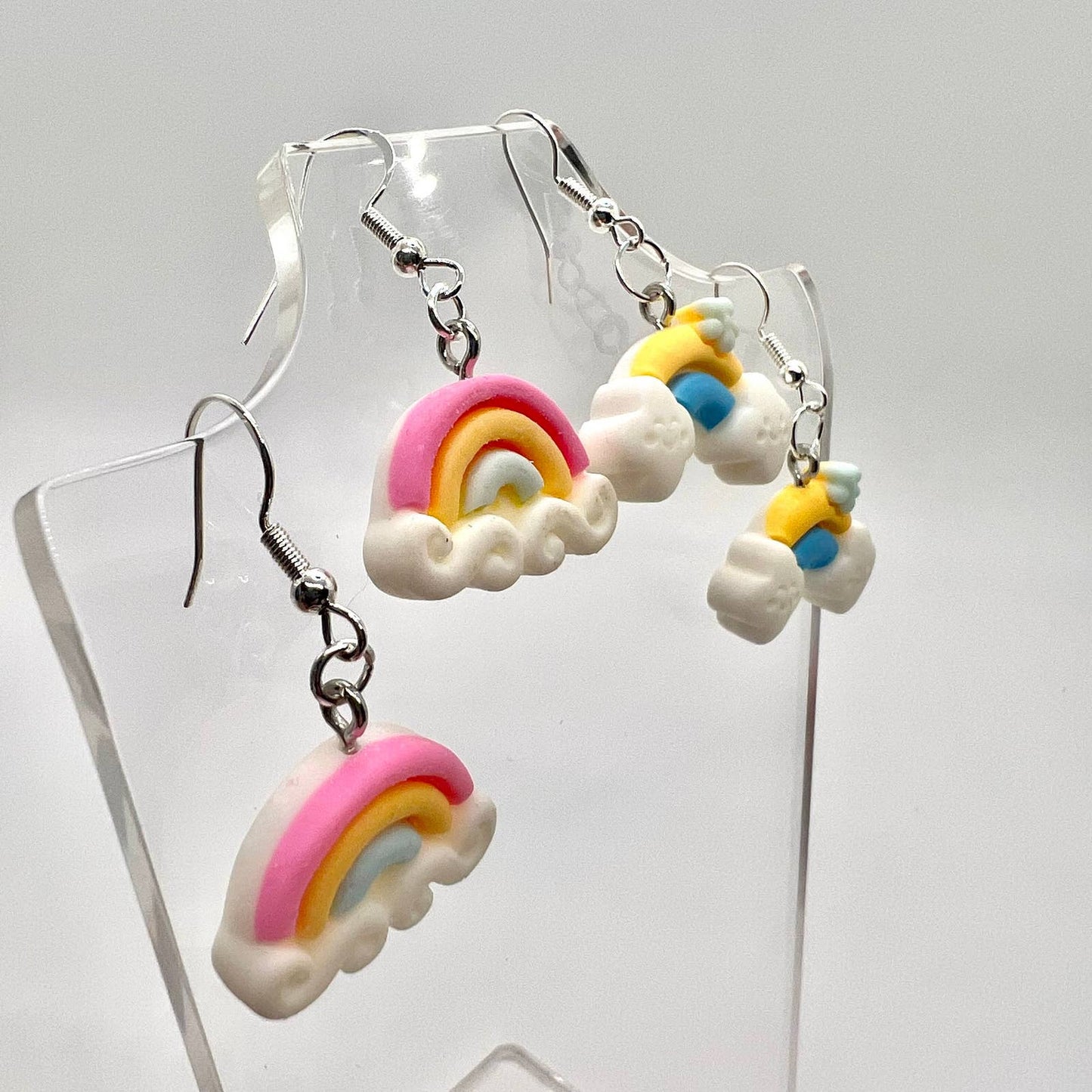 Rainbow & Cloud Earrings