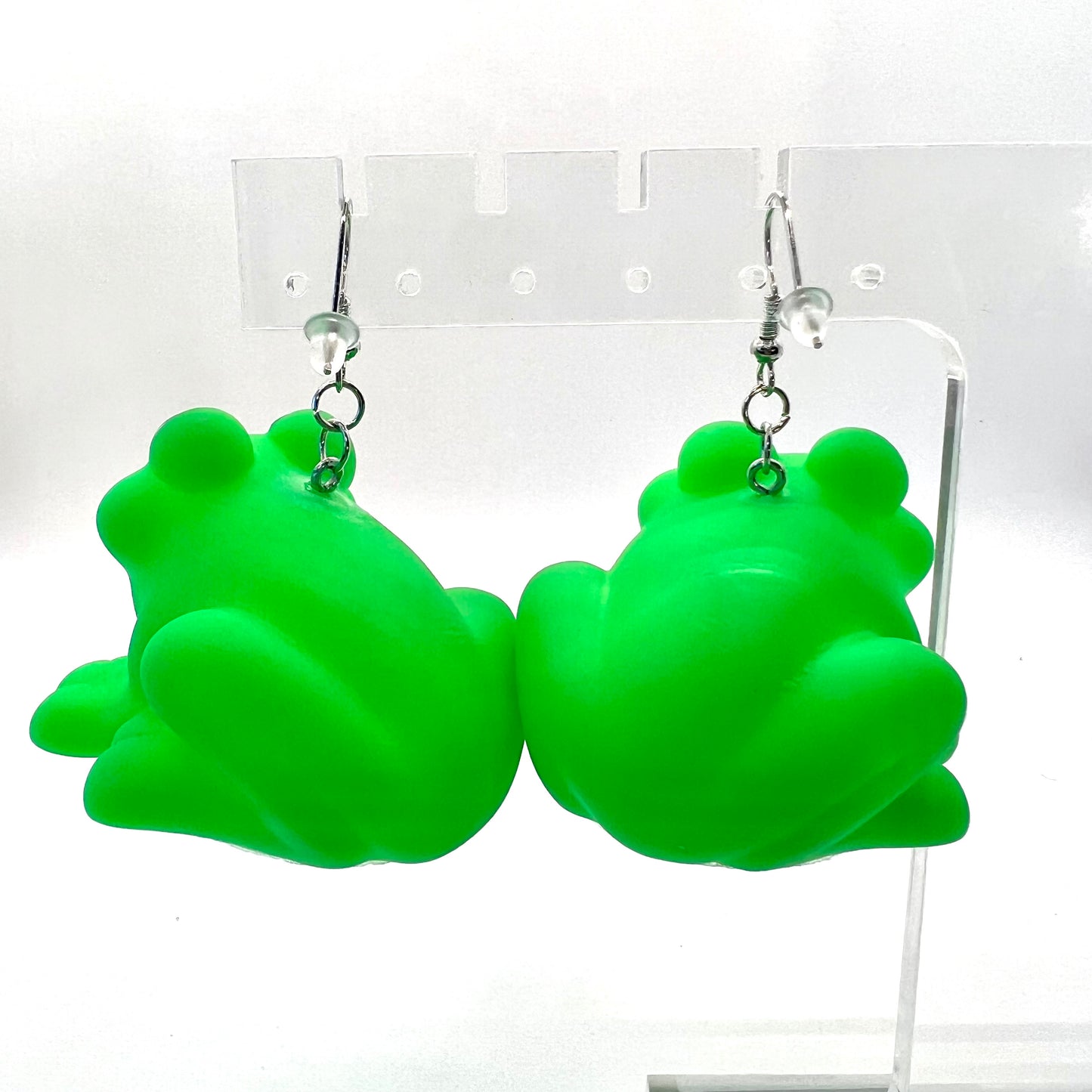 Large Frog Earrings