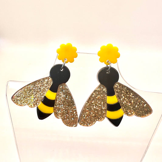 Bumble Bee Earrings
