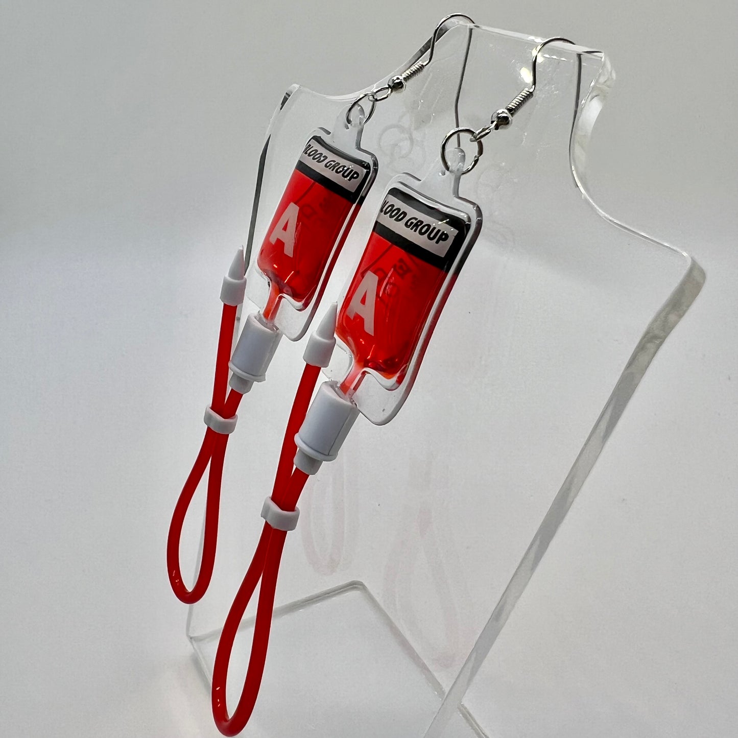 Blo0d Bag Earrings
