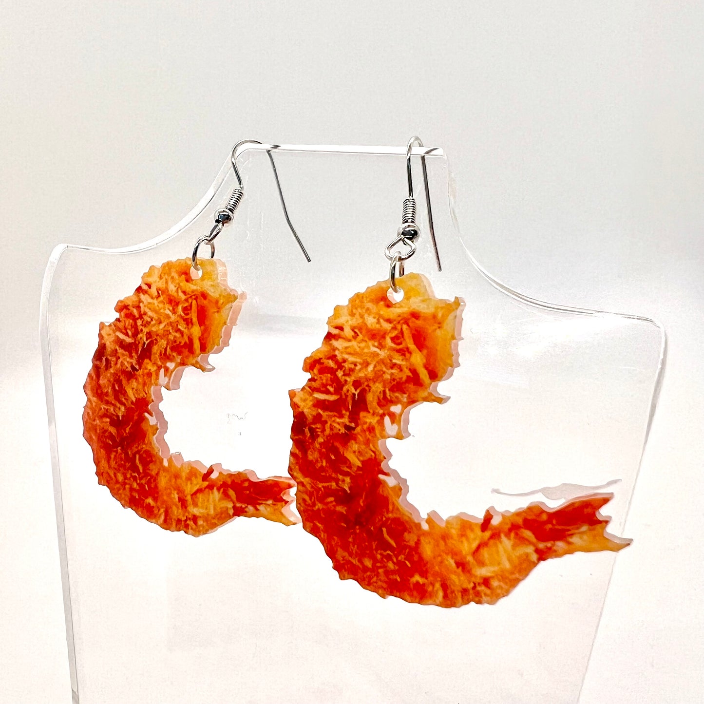 Shrimp Tempura Earrings