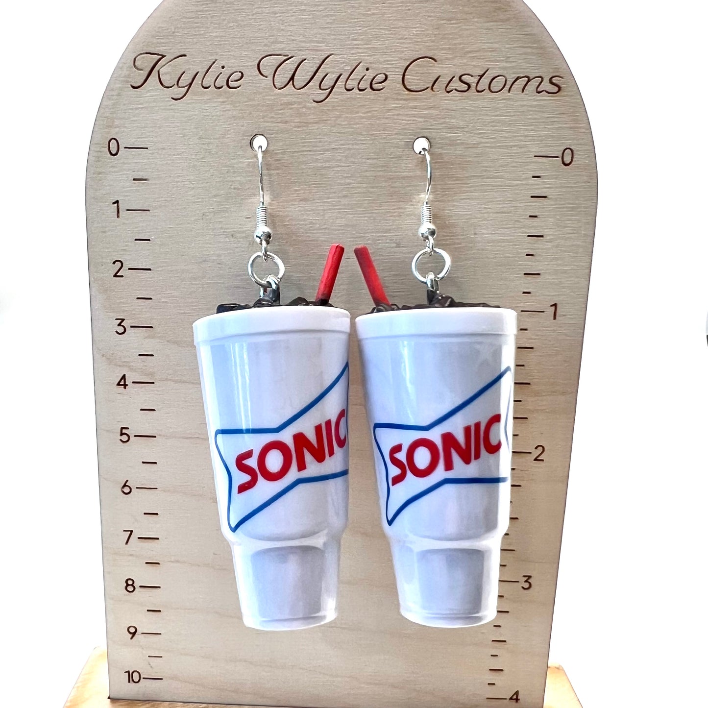 Sonic Route 44 Drink Earrings