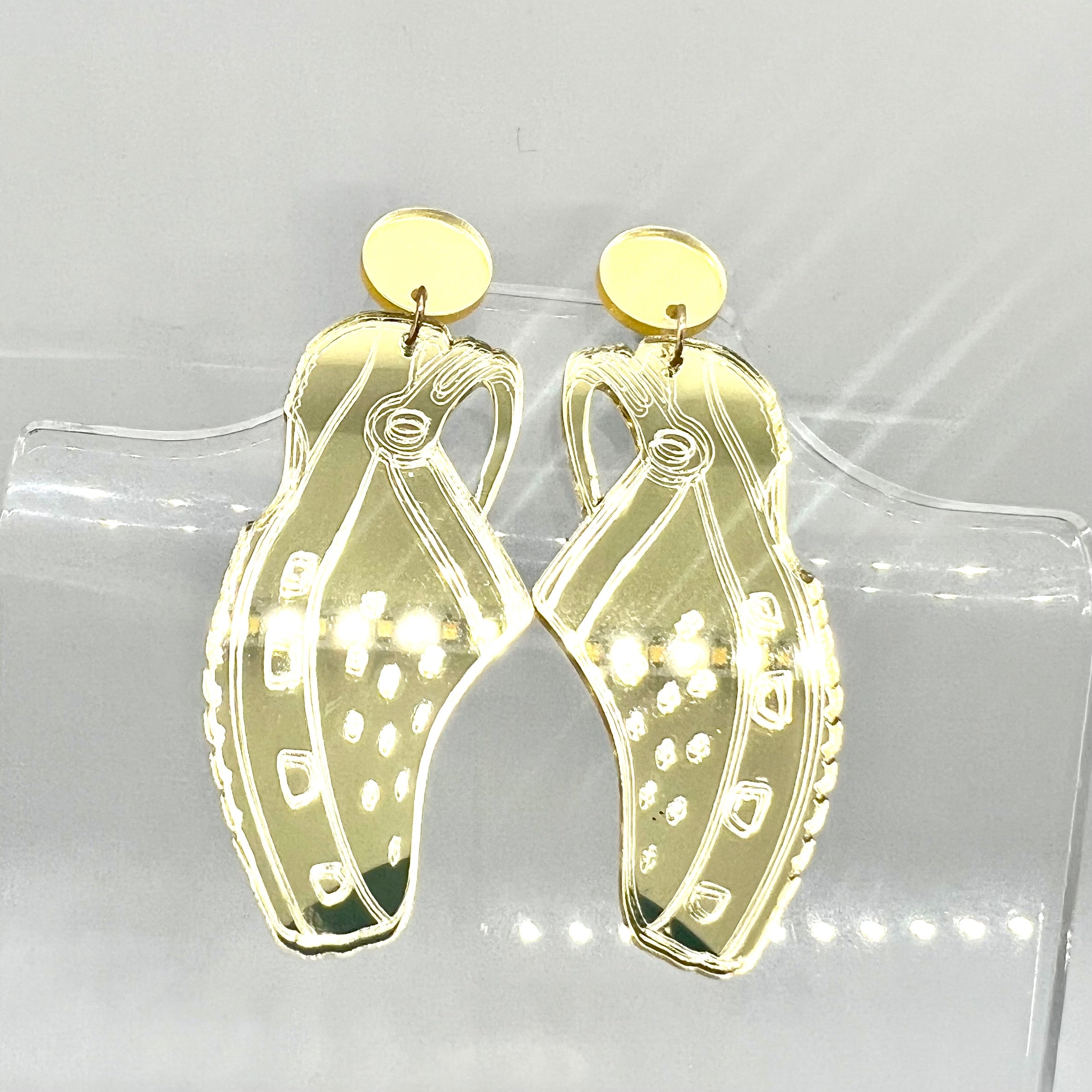 Croc deals shoe earrings